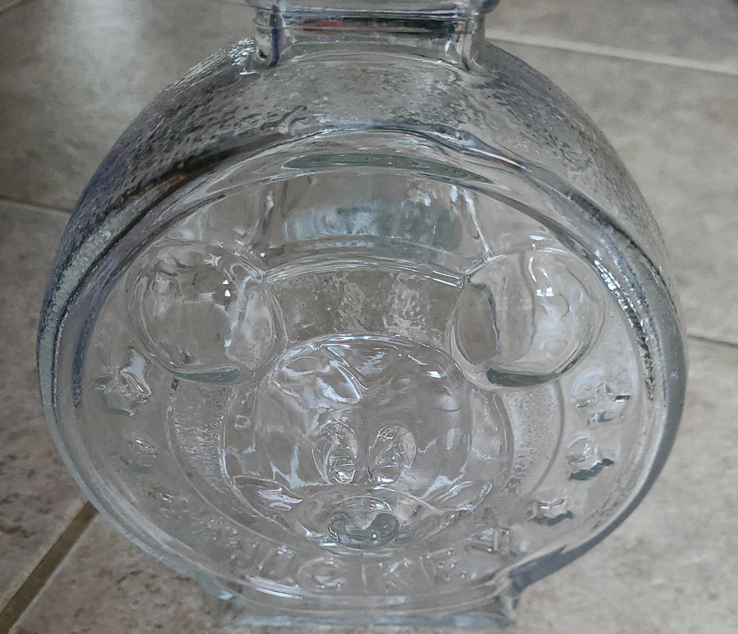 Disney Mickey Mouse Glass Jar