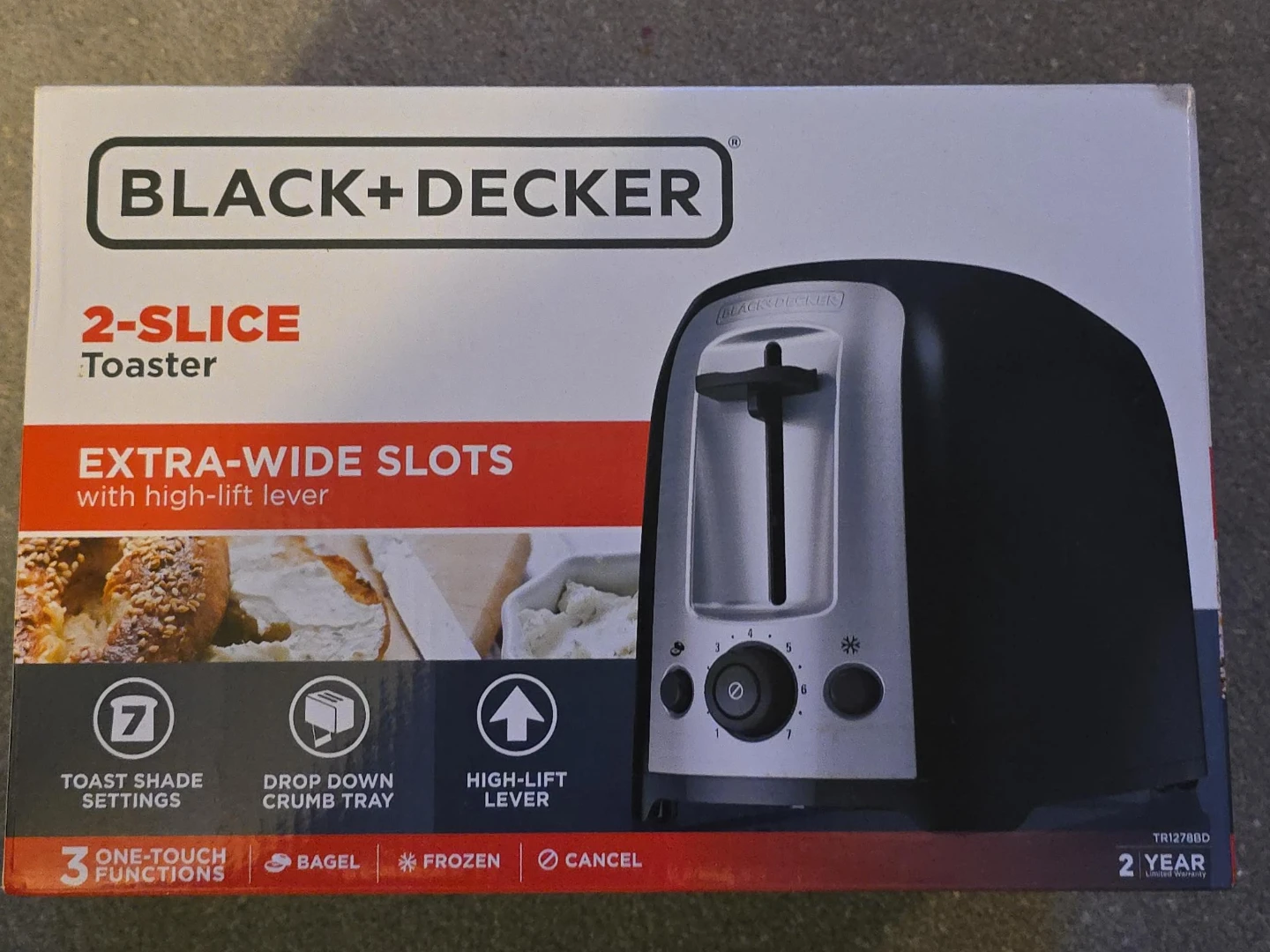 BLACK+DECKER 2-Slice Toaster