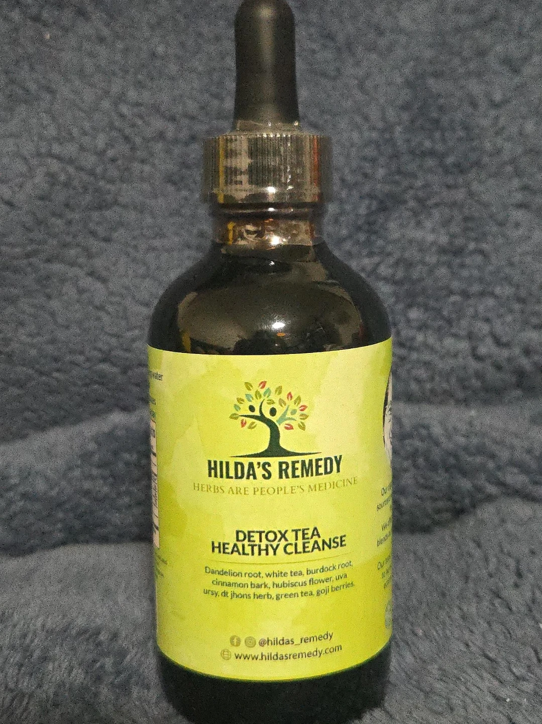 Organic Detox Tonic Healthy Cleanse Liquid Extract 4oz