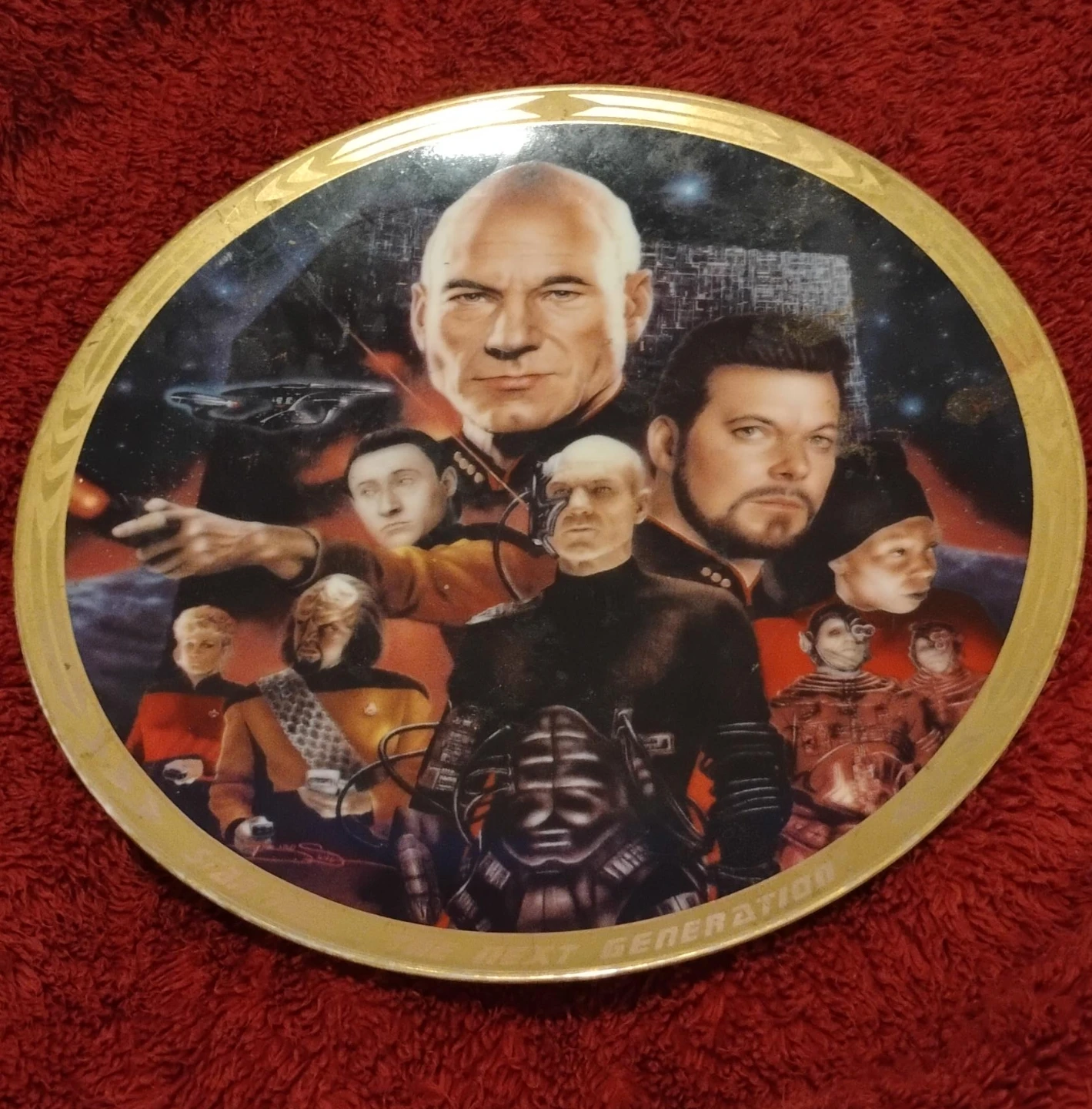 Star Trek Next Generation Collector Plate