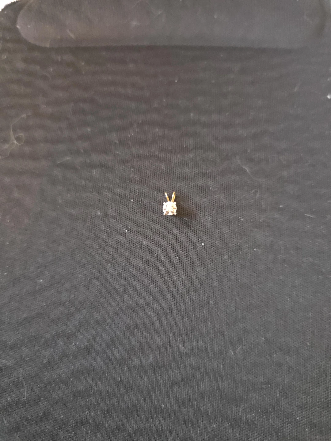 14 k Gold Pendant with Diamond - photo 2