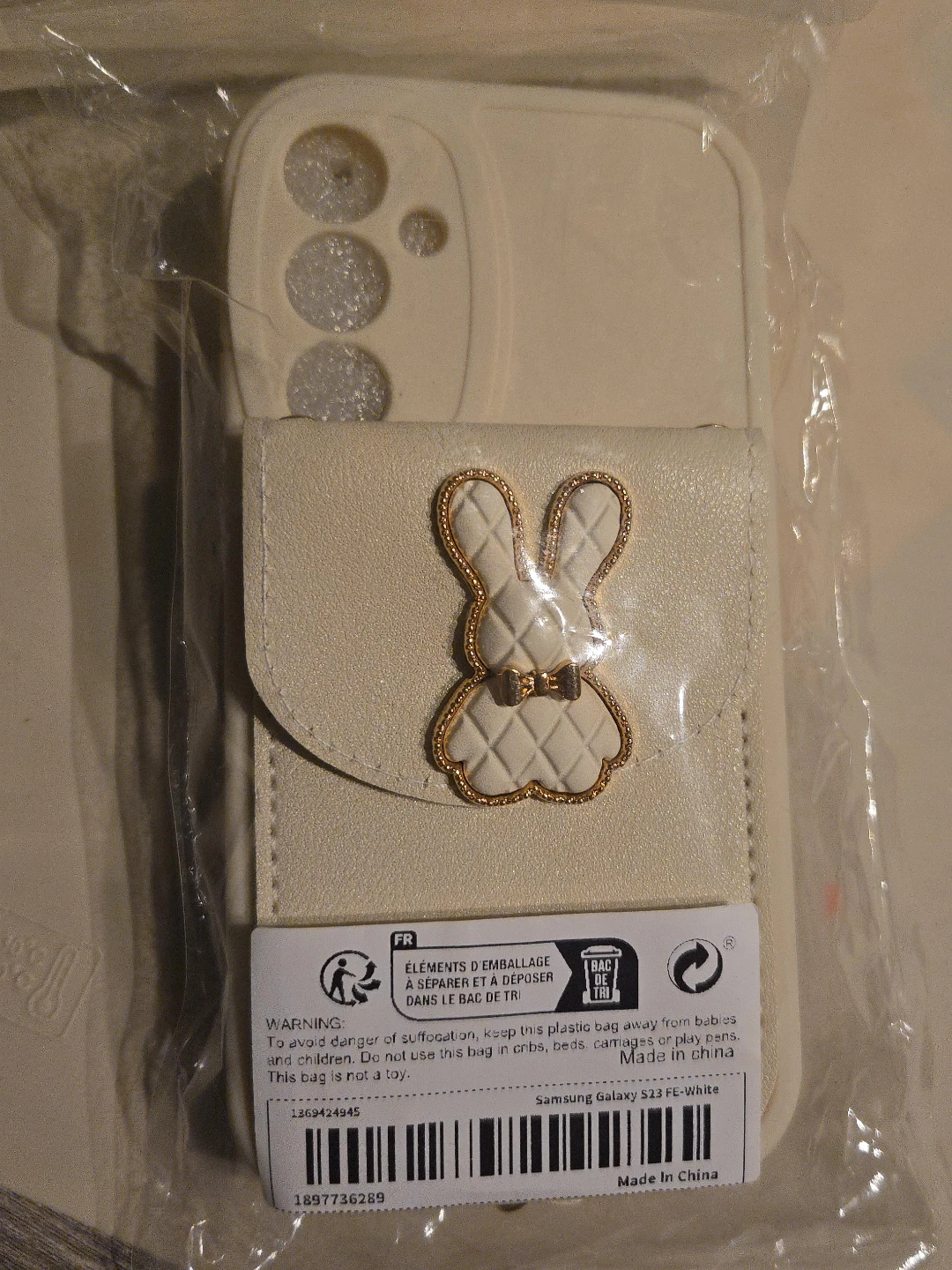 Samsung Galaxy S23 FE White Bunny Case