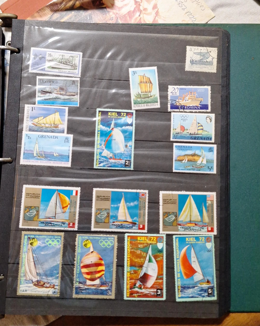 Collection of Sailing Ship Stamps