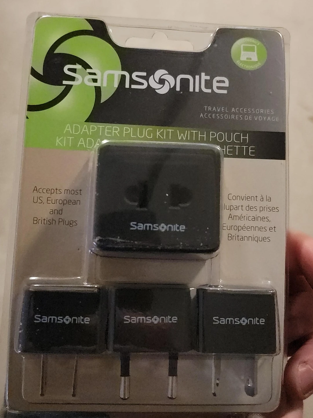 Samsonite Adapter Plug Kit with Pouch