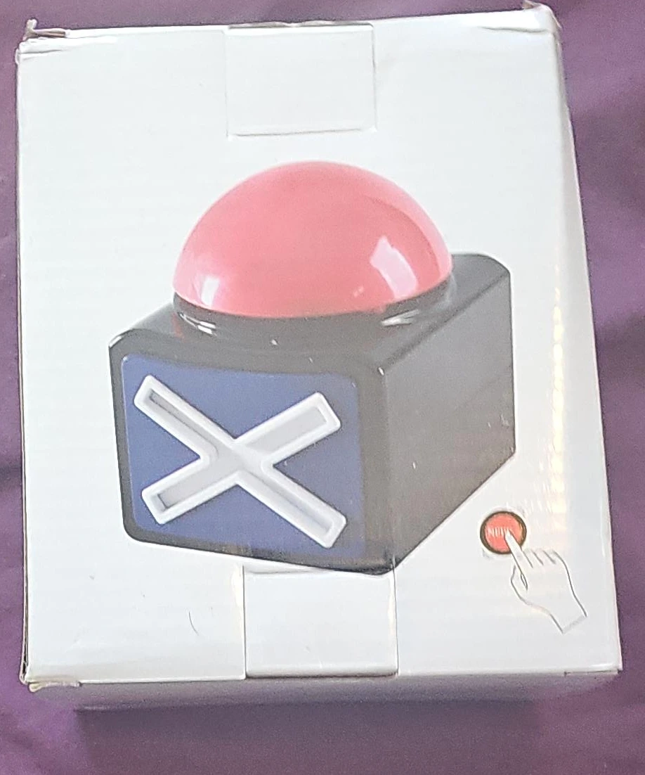 Novelty "No" Button Desk Toy