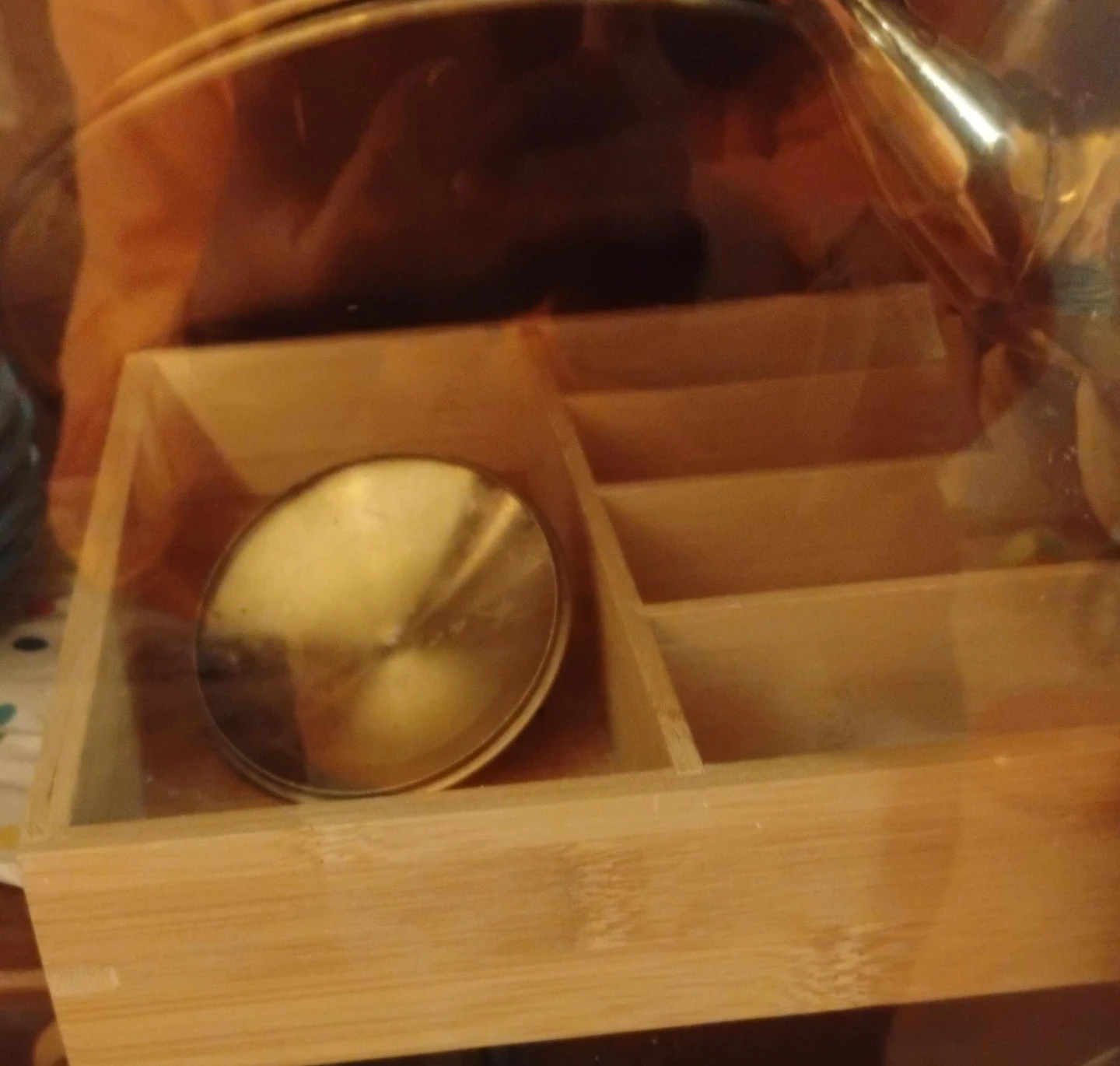 Bamboo Organizer Box with Compartments