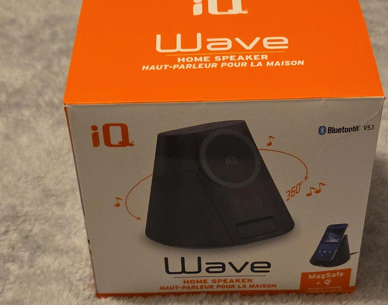 New iQ Wave Home Speaker - Bluetooth V5.1 🥕