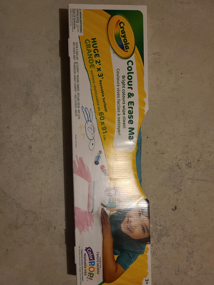 Crayola Colour & Erase Mat - 2' x 3'
