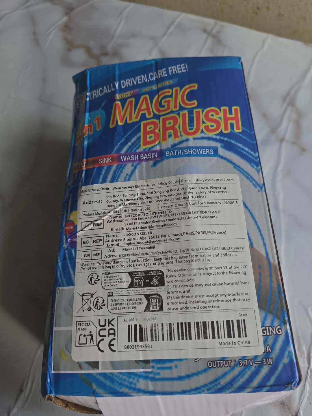 Magic Brush 4 in 1 Electric Cleaning Brush
