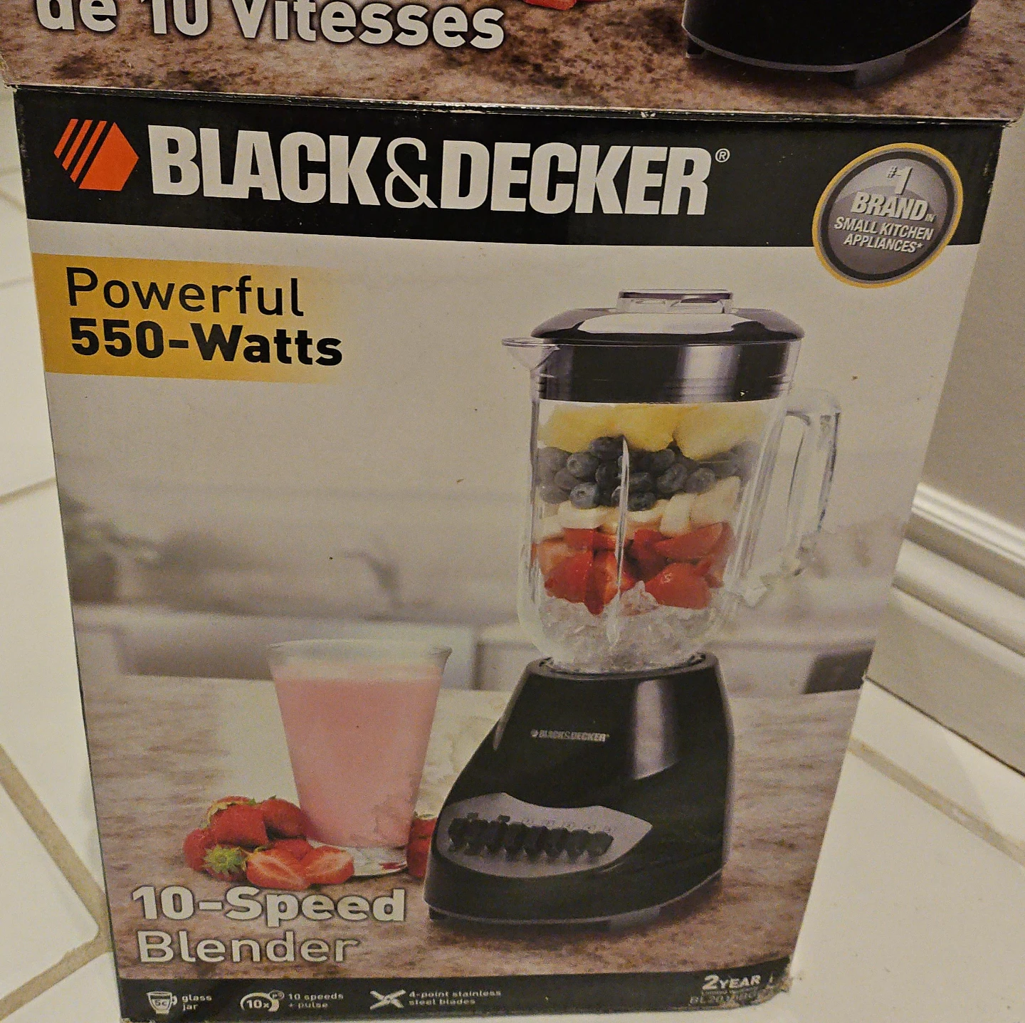 Black & Decker 10-Speed 550-Watt Blender
