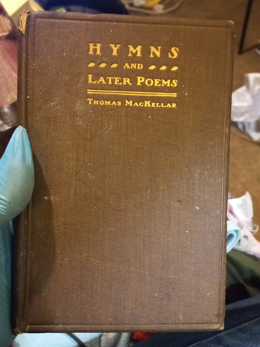 Hymns and Later Poems by Thomas MacKellar