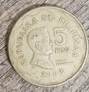 Philippines 5 Piso Coin - photo 2