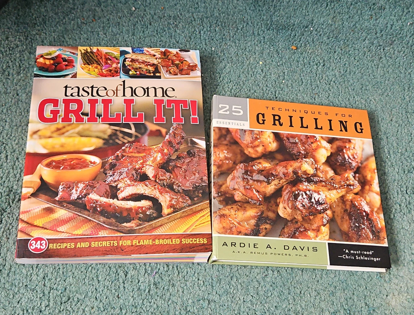 Taste of Home Grill It! & 25 Techniques for Grilling Books