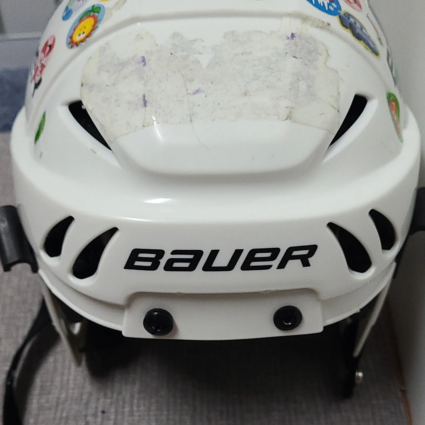Bauer Hockey Helmet - White, Size M-10