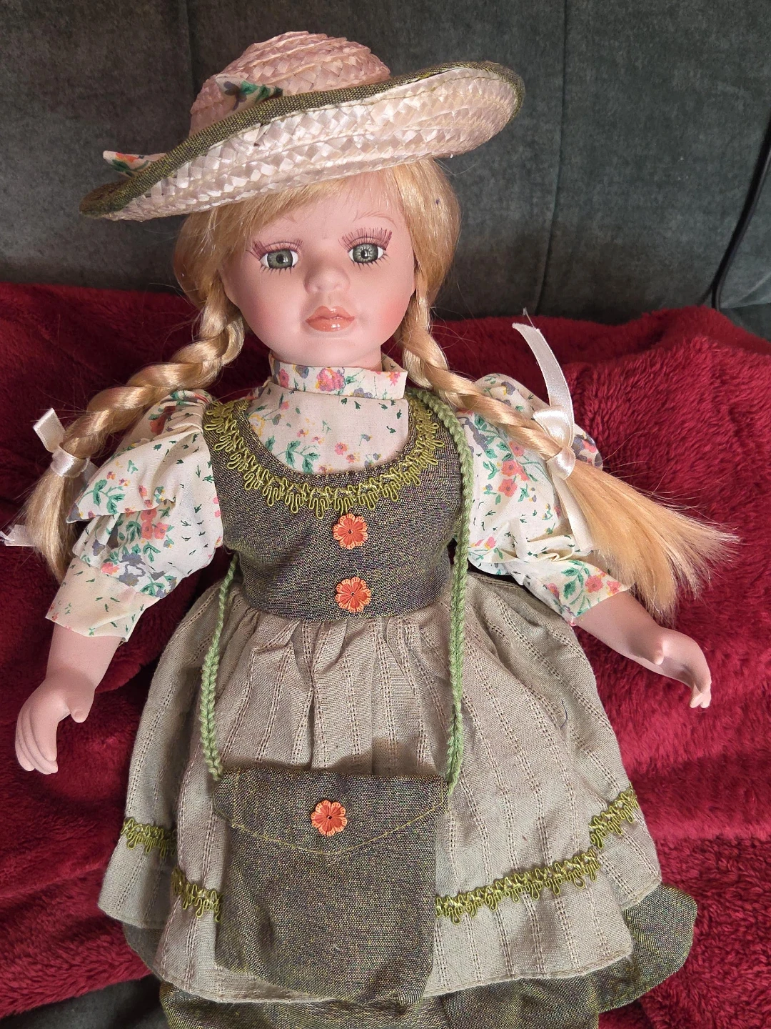 French Collectible Porcelain Doll