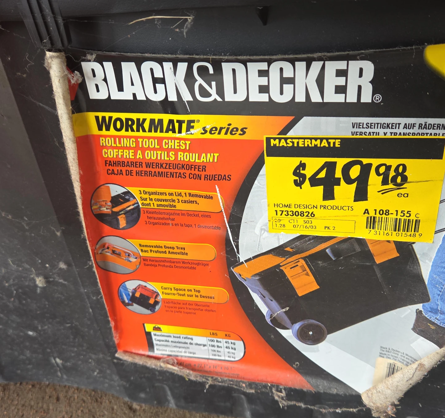 BLACK+DECKER WORKMATE Rolling Tool Chest