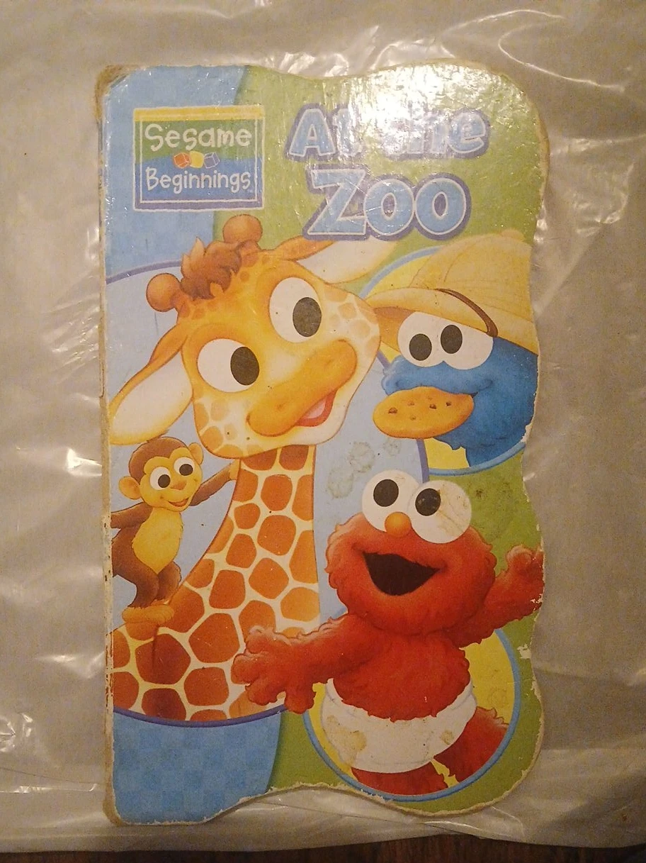Sesame Beginnings At the Zoo Book