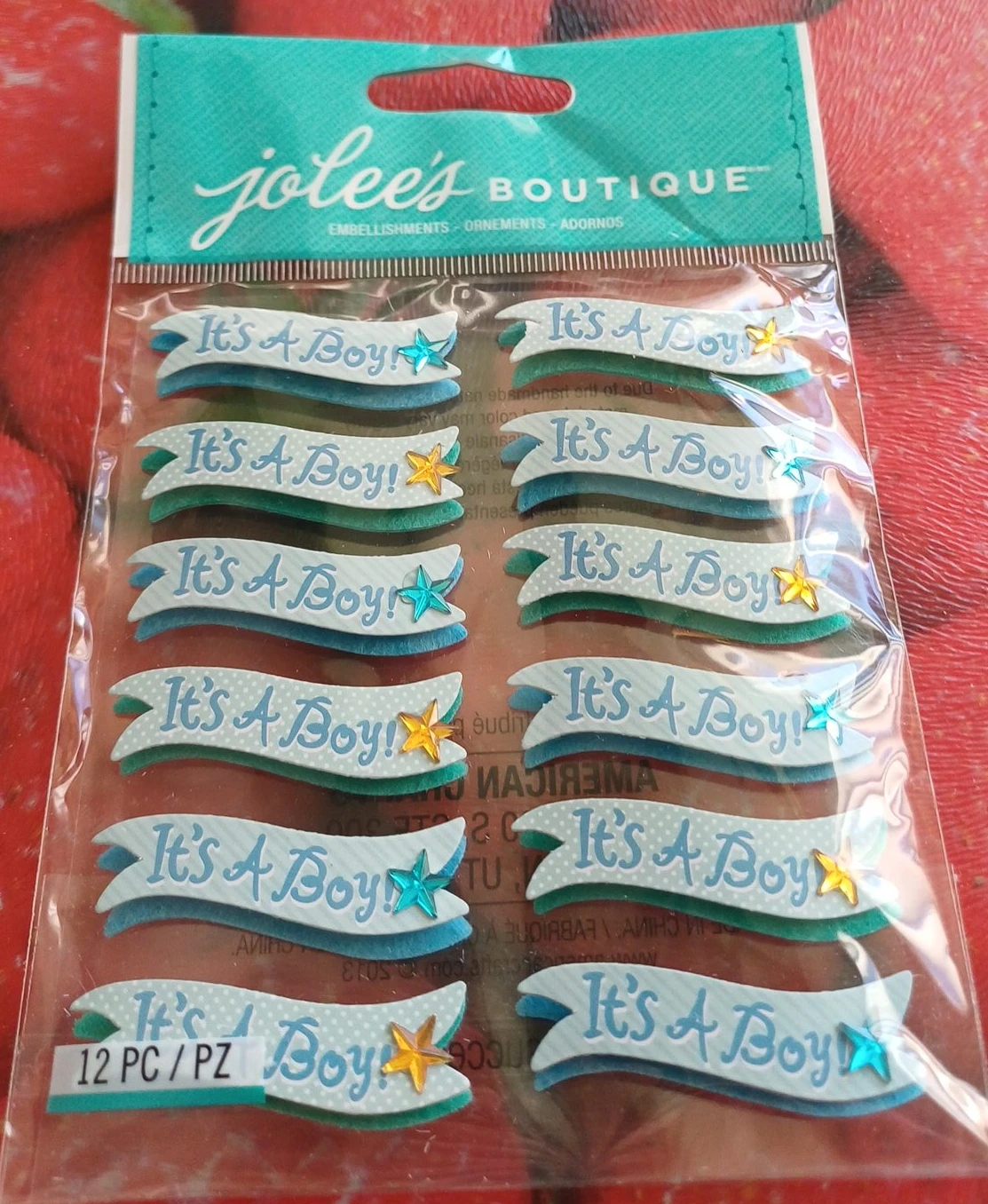 Jolee's Boutique It's A Boy Banner Stickers