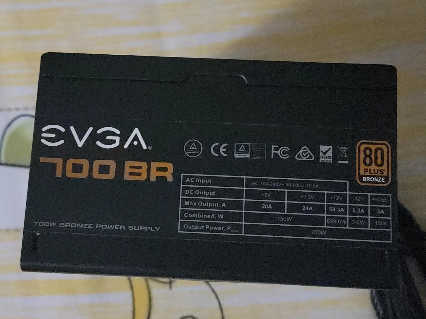 EVGA 700 BR Power Supply - 700W