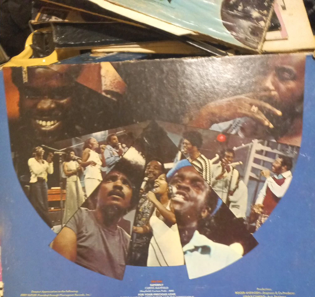 Curtis Mayfield For Your Precious Love LP Record