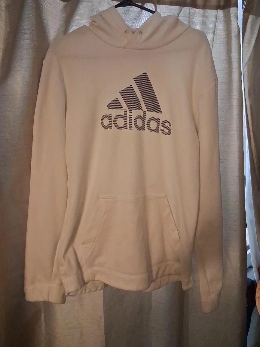 Adidas White Hoodie