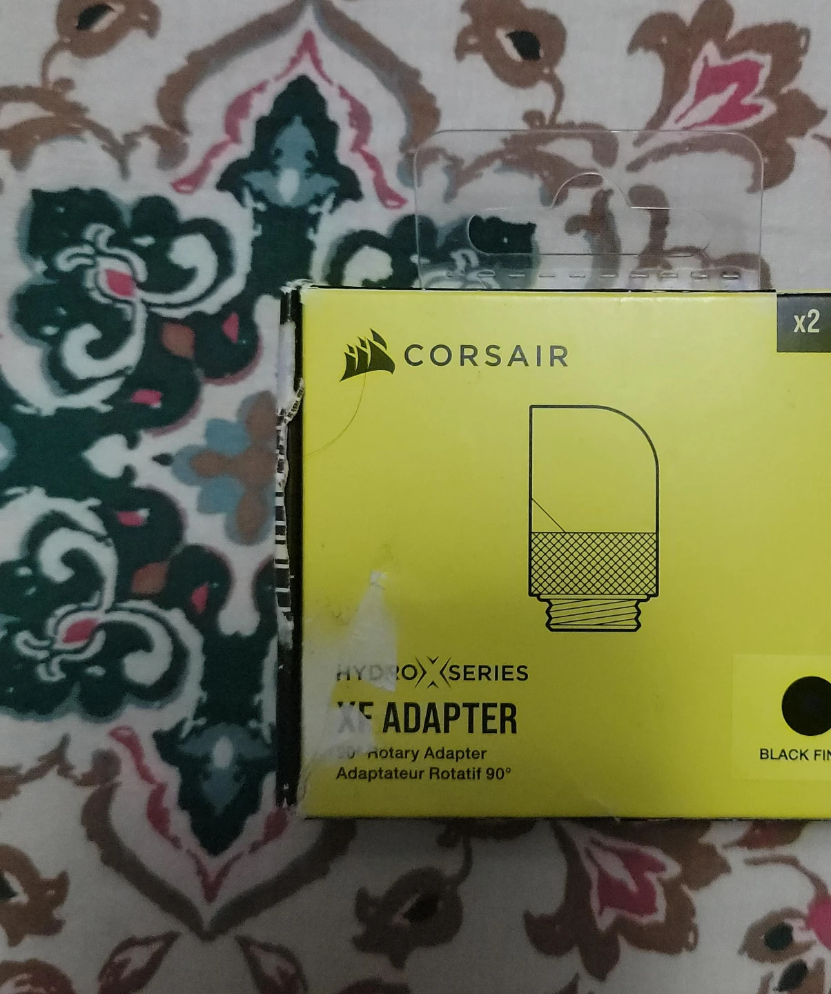 Corsair Hydro X Series XF Rotary Adapter - Black