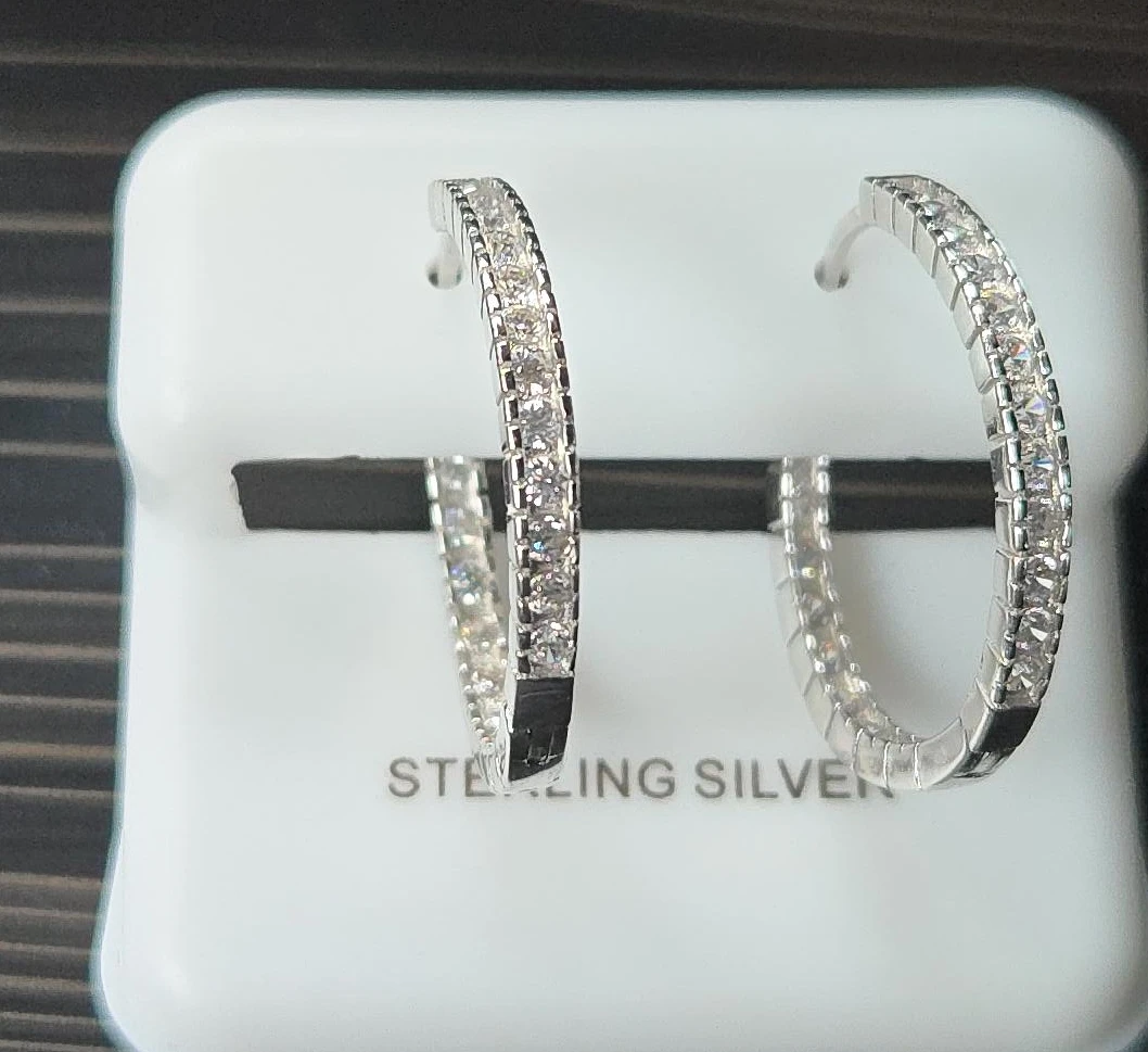 Sterling Silver Hoop Earrings