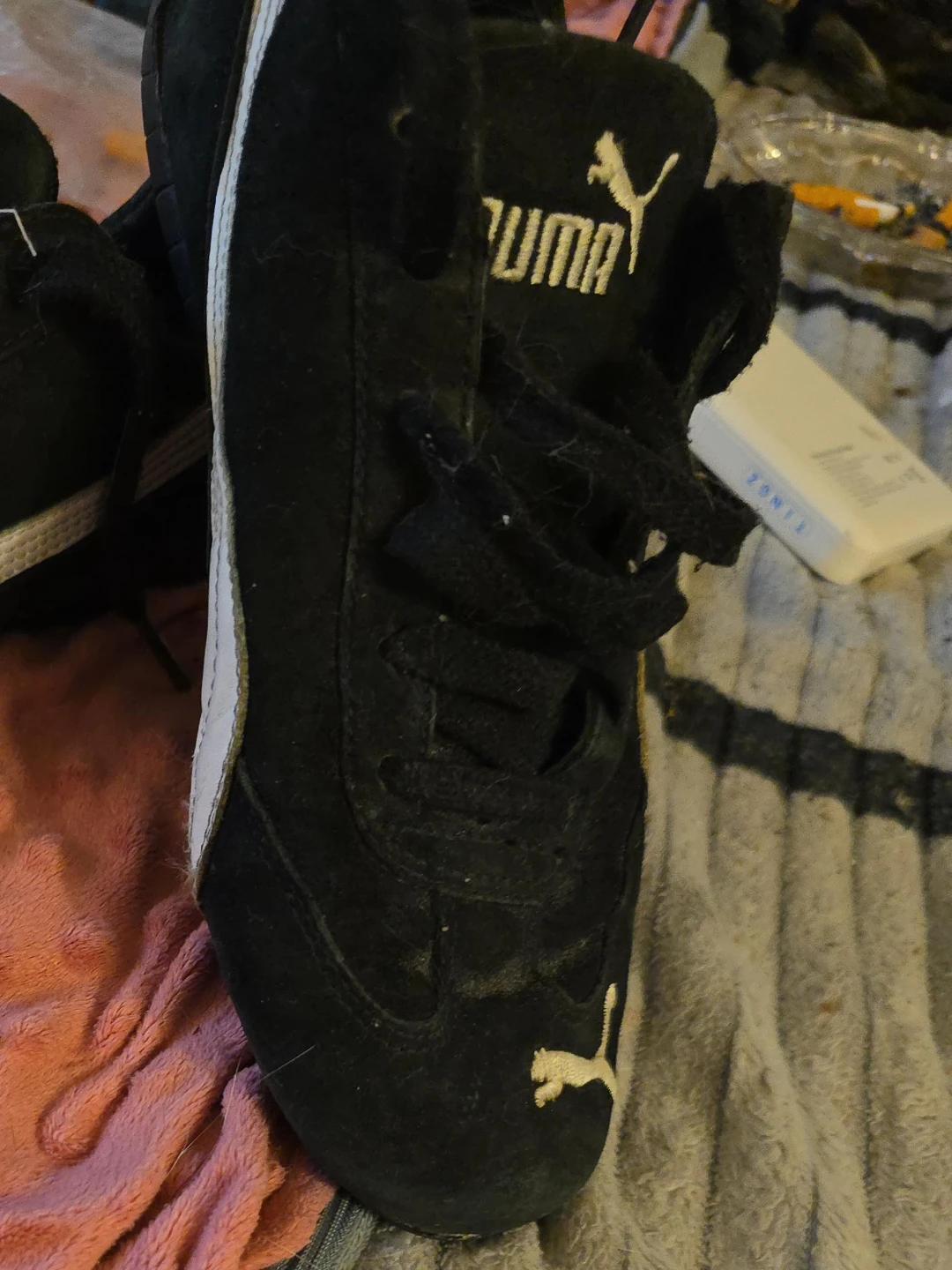 Puma Black Suede Sneakers