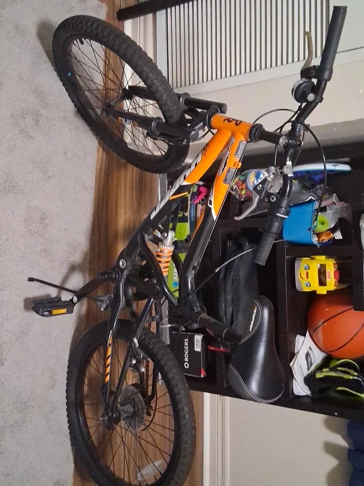 Orange Mountain Bike