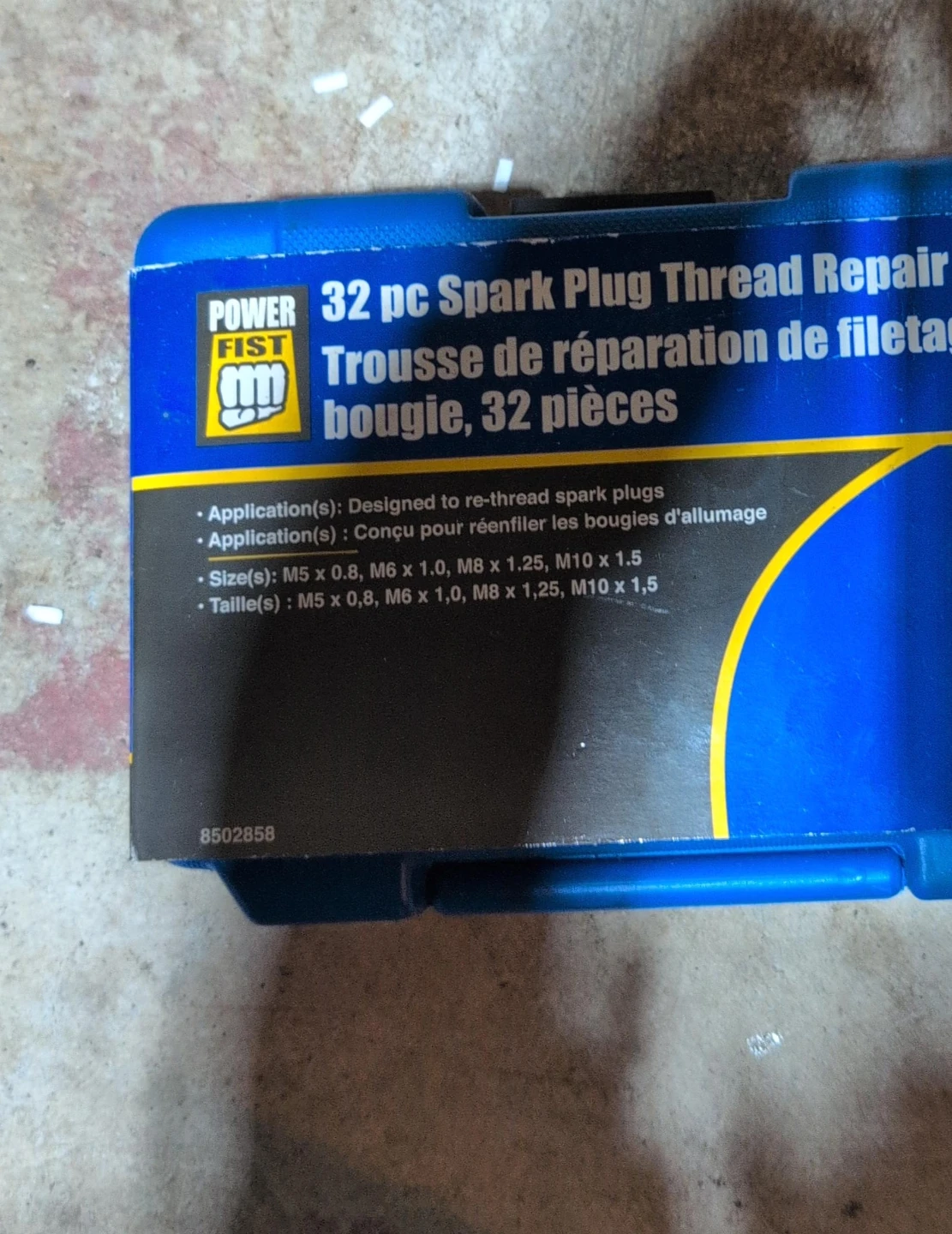 Power Fist 32 pc Spark Plug Thread Repair Kit