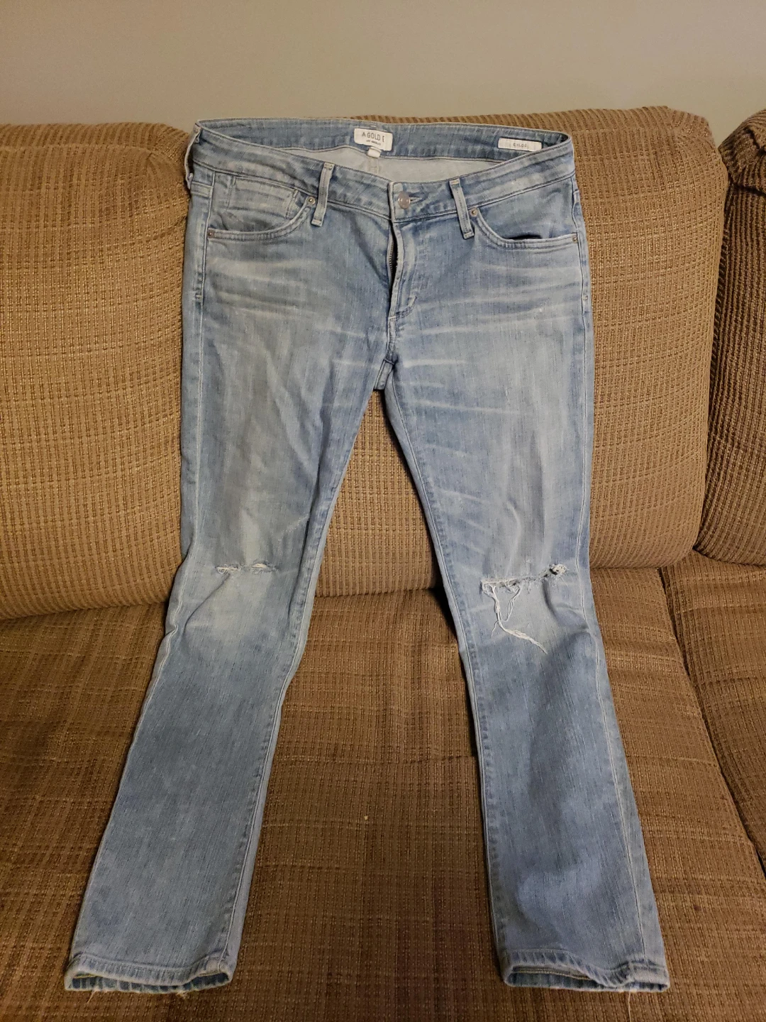 AGOLDE Distressed Denim Jeans