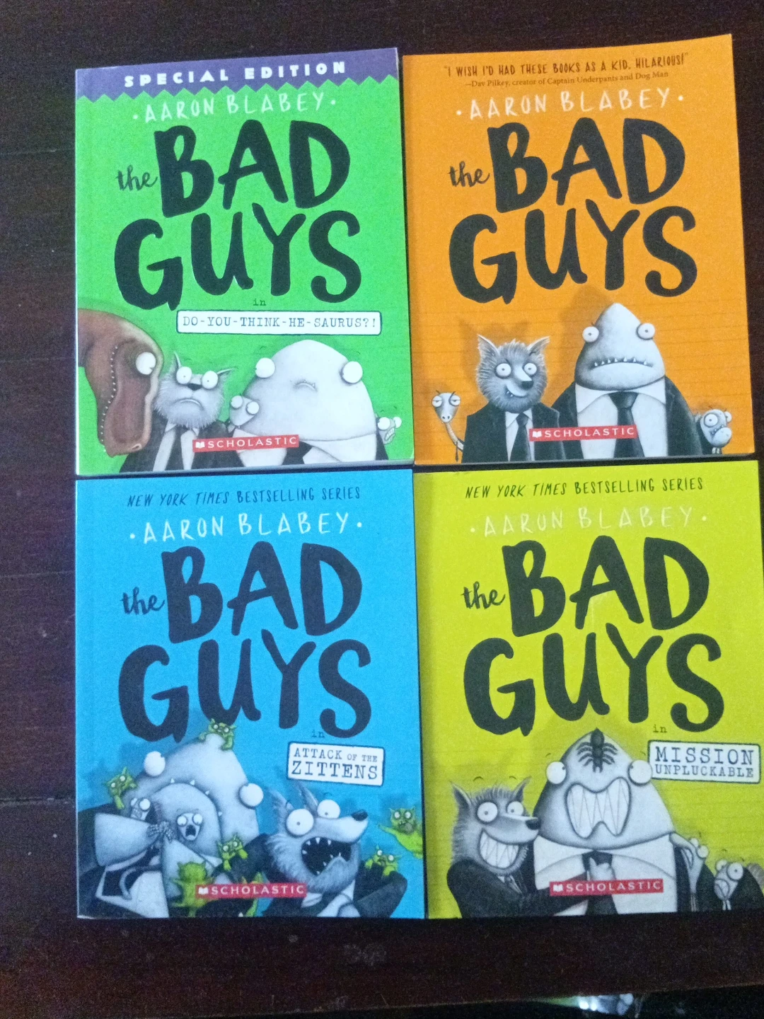 The Bad Guys Book Series by Aaron Blabey - 4 Books