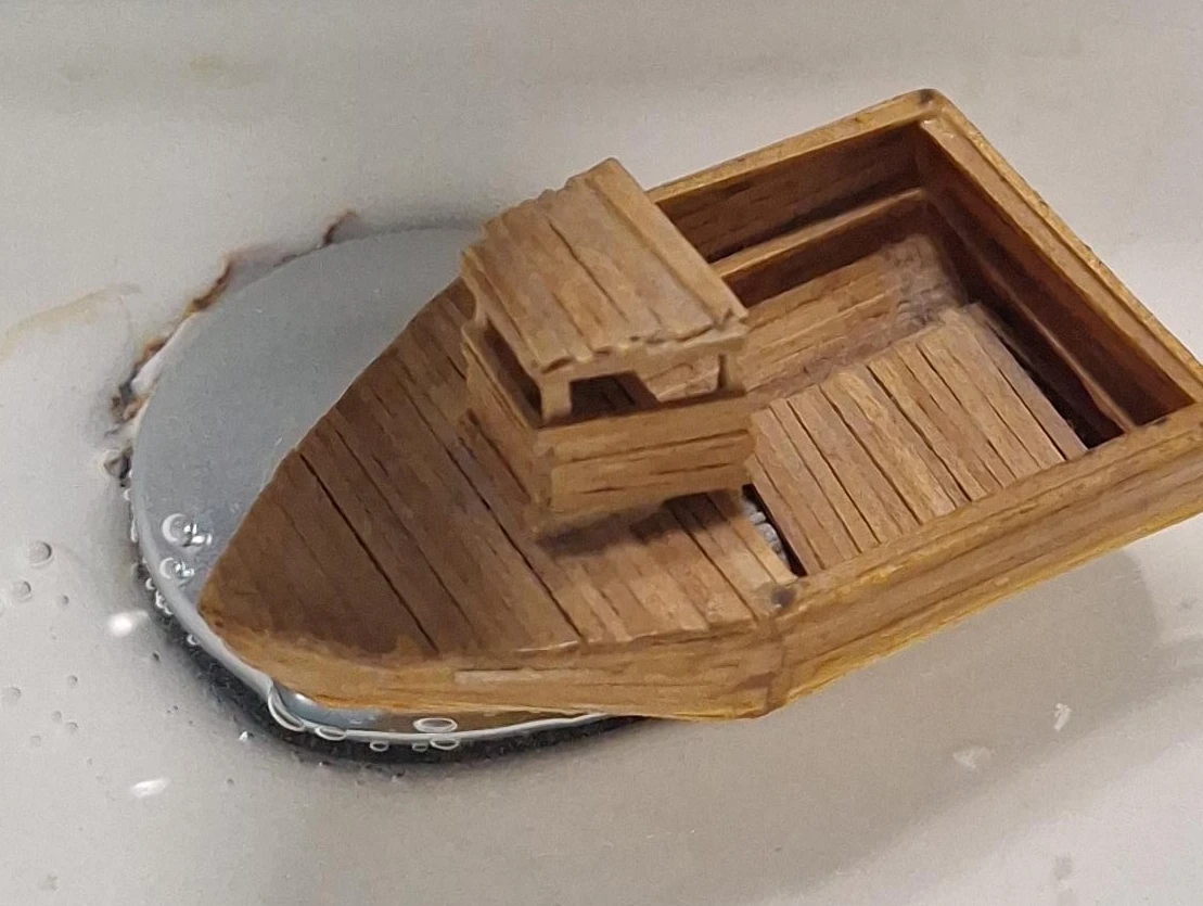 Wooden Boat Model