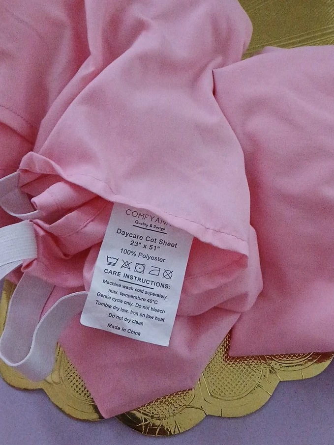 2 piece Comfy Daycare Cot Sheet - 23" x 51"