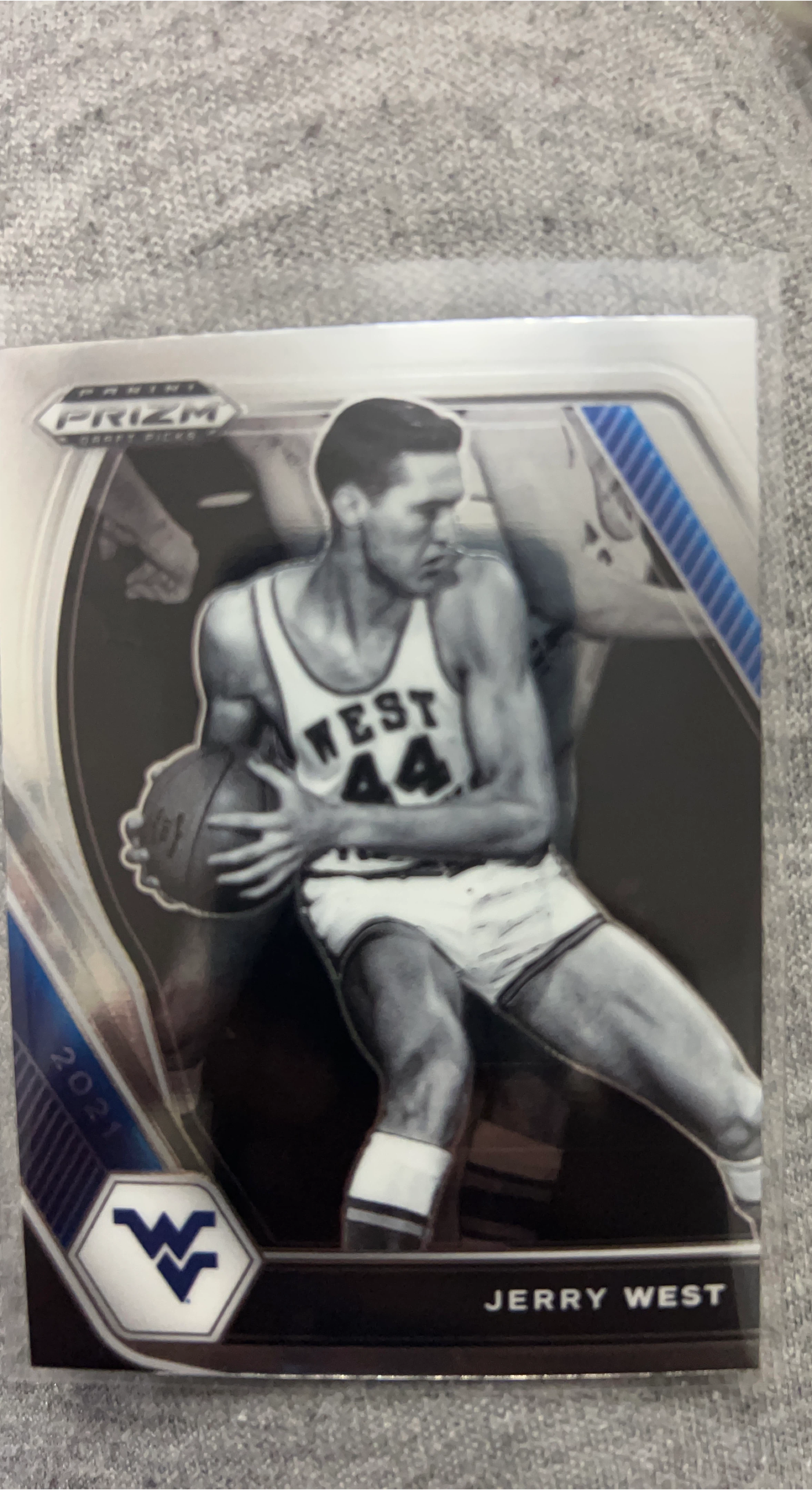 Jerry West Panini Prizm Draft Picks Basketball Card