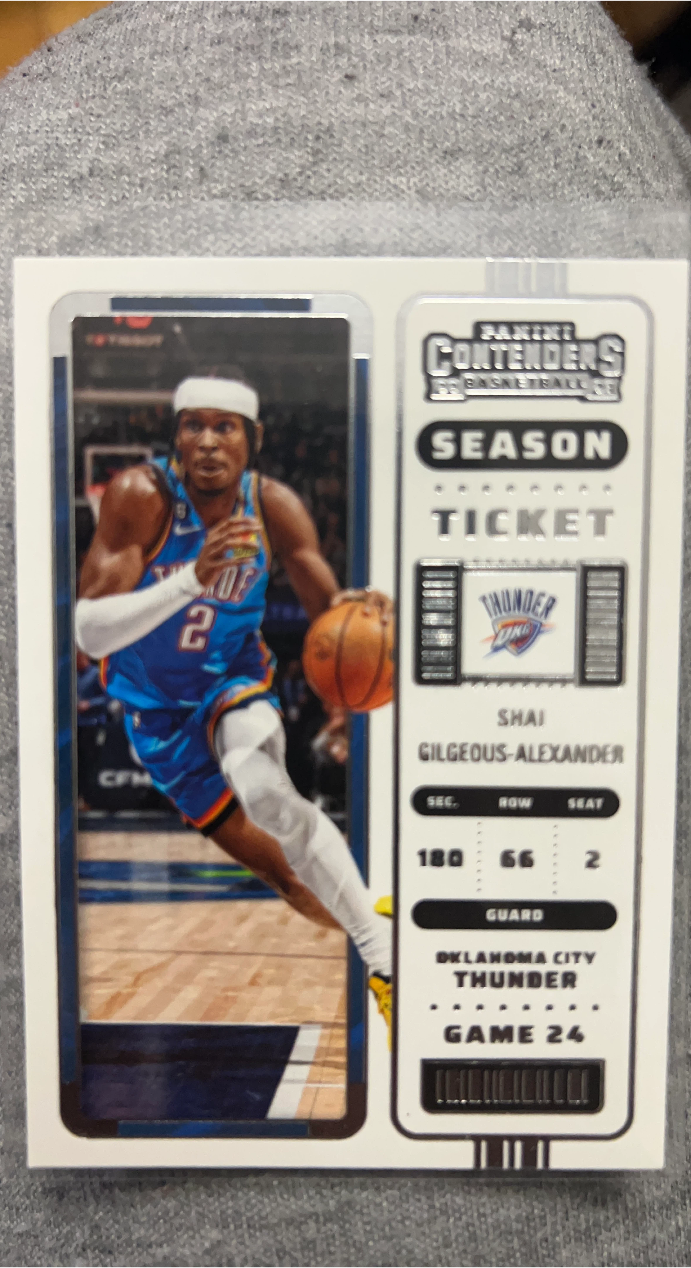 Shai Gilgeous-Alexander Panini Contenders Basketball Card