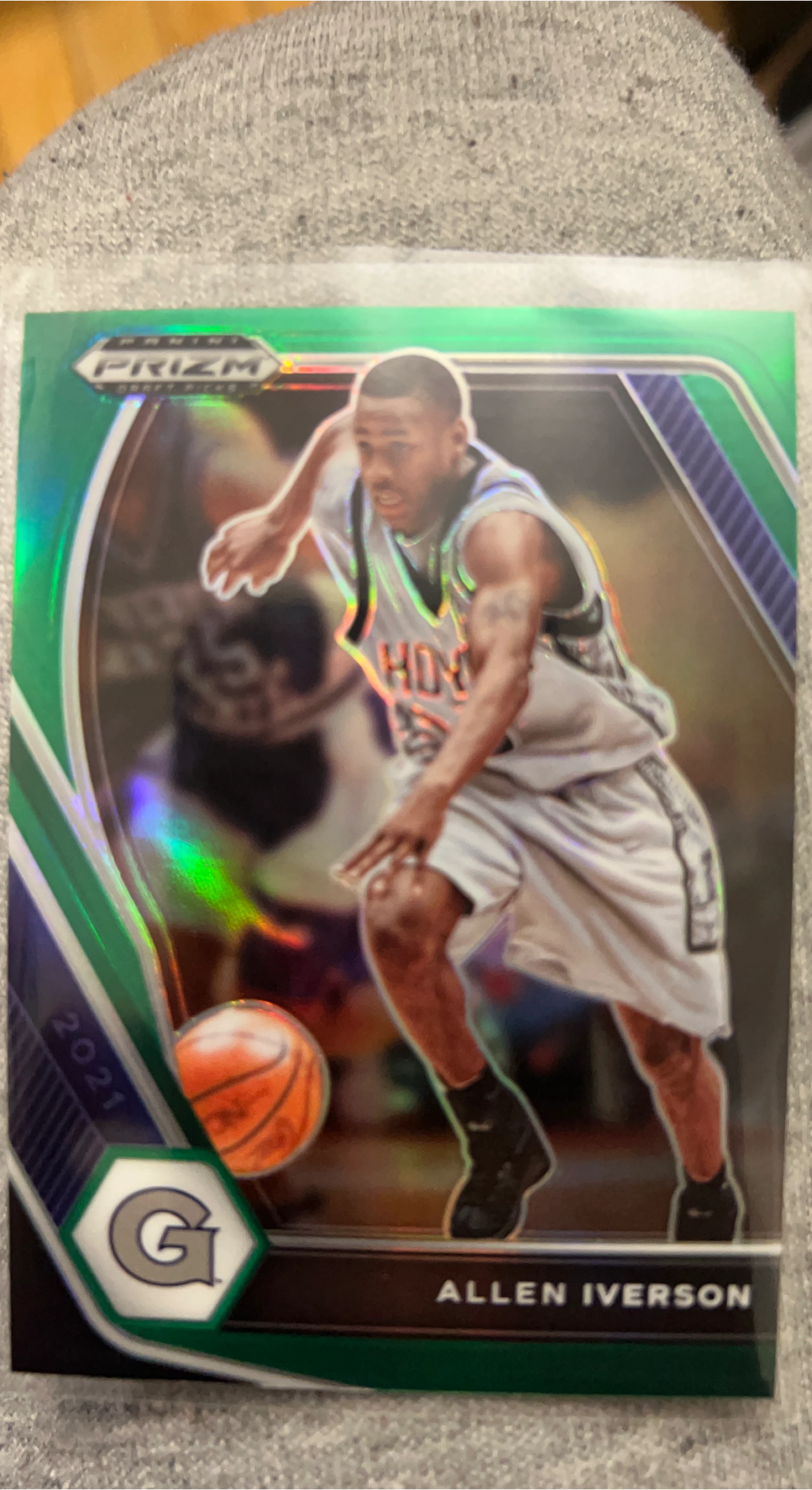Allen Iverson 2021 Prizm Draft Picks Basketball Card