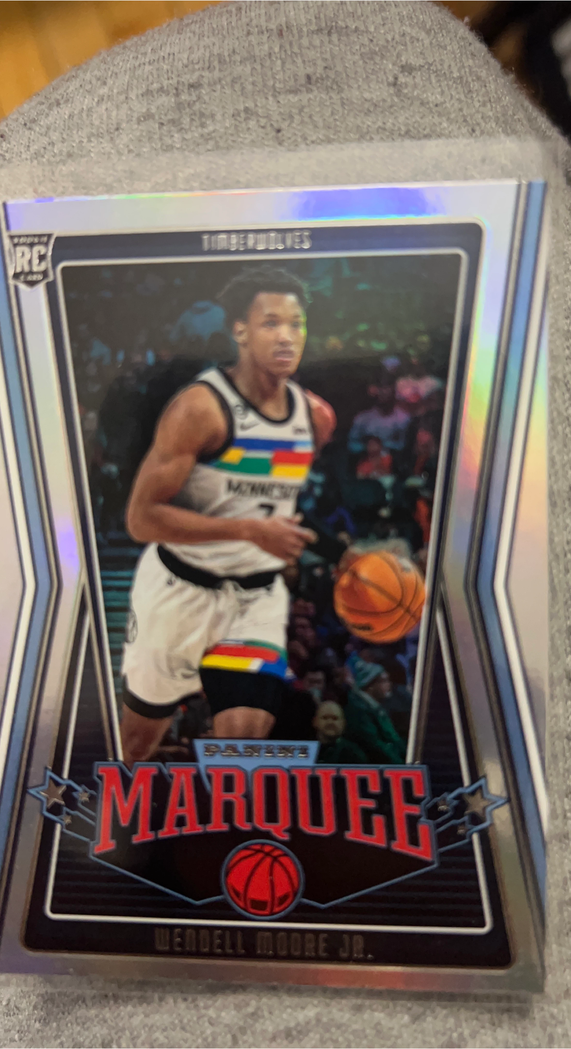 Wendell Moore Jr. Panini Marquee Timberwolves RC