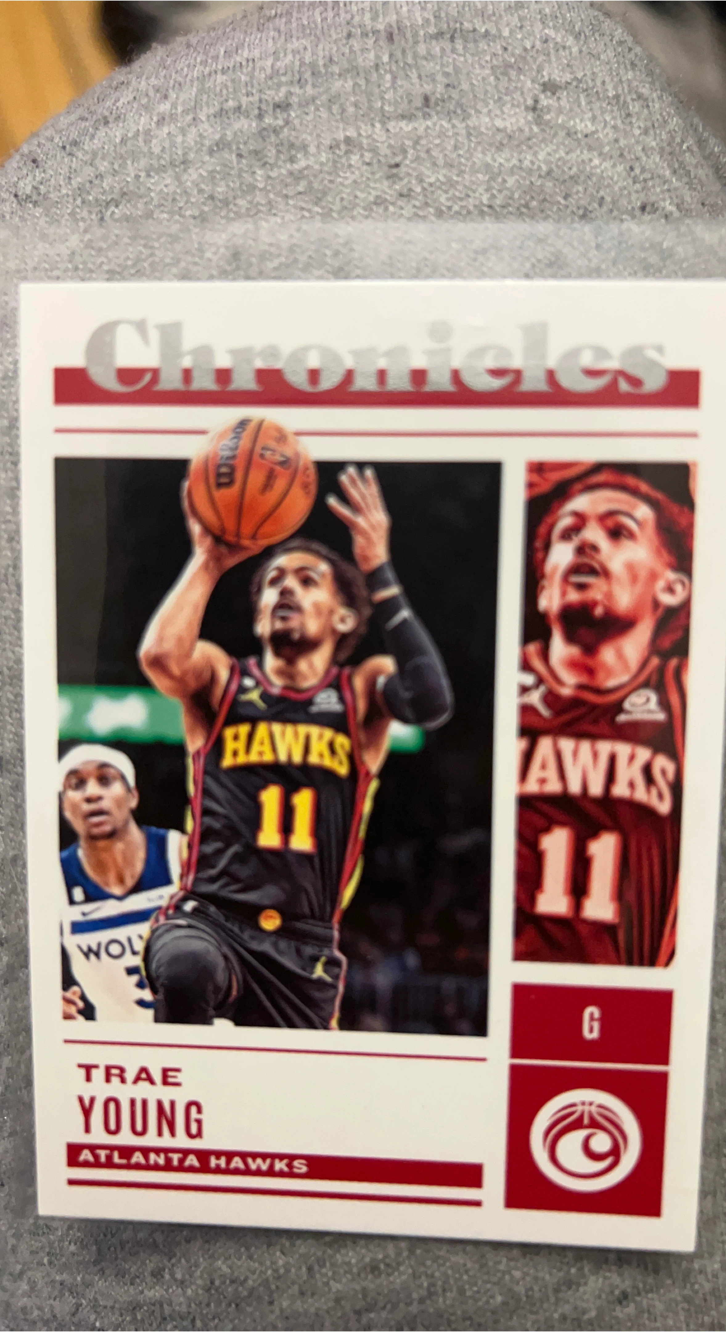 Trae Young Atlanta Hawks Chronicles Trading Card