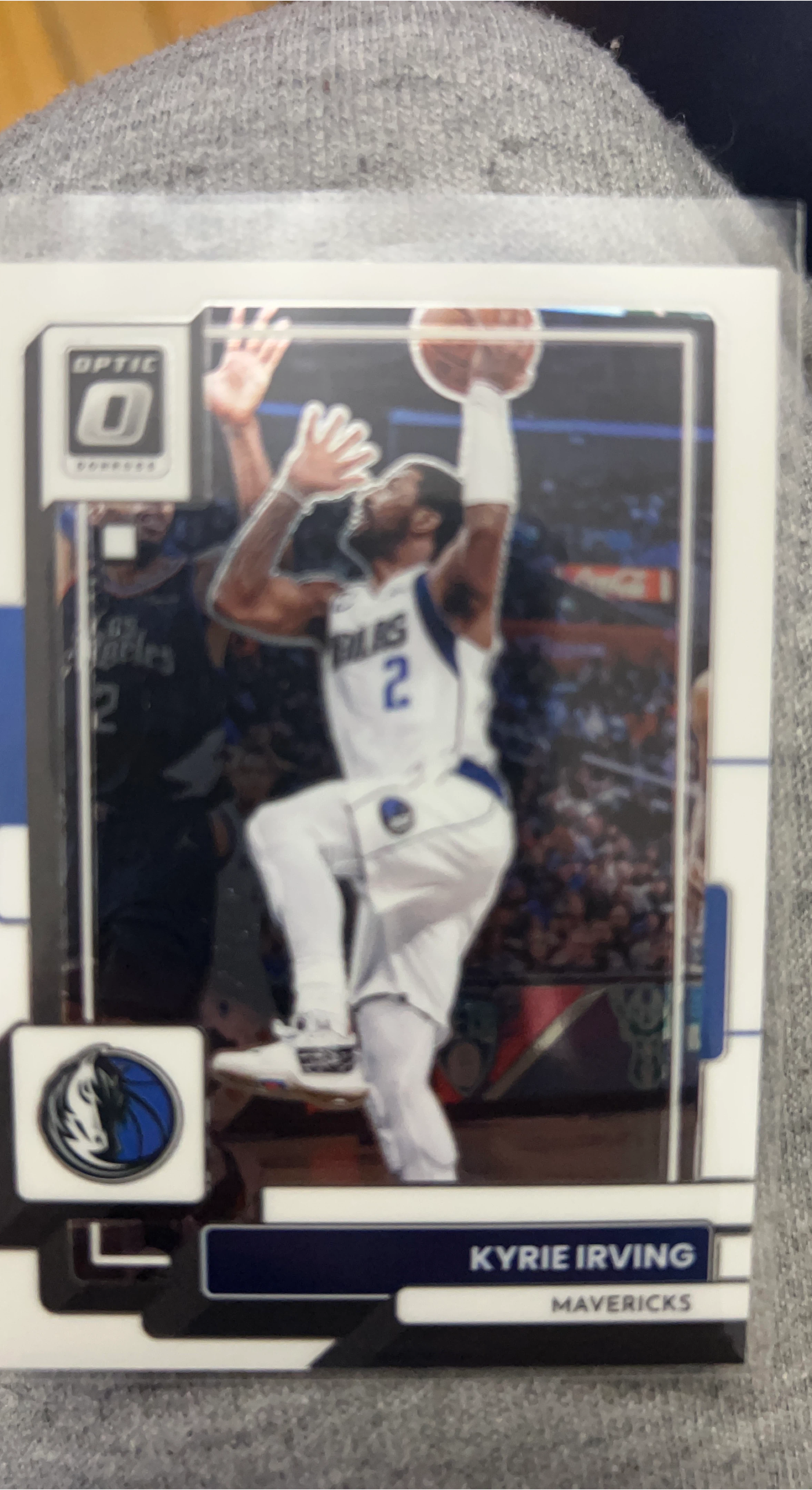 Kyrie Irving Mavericks Optic Basketball Card