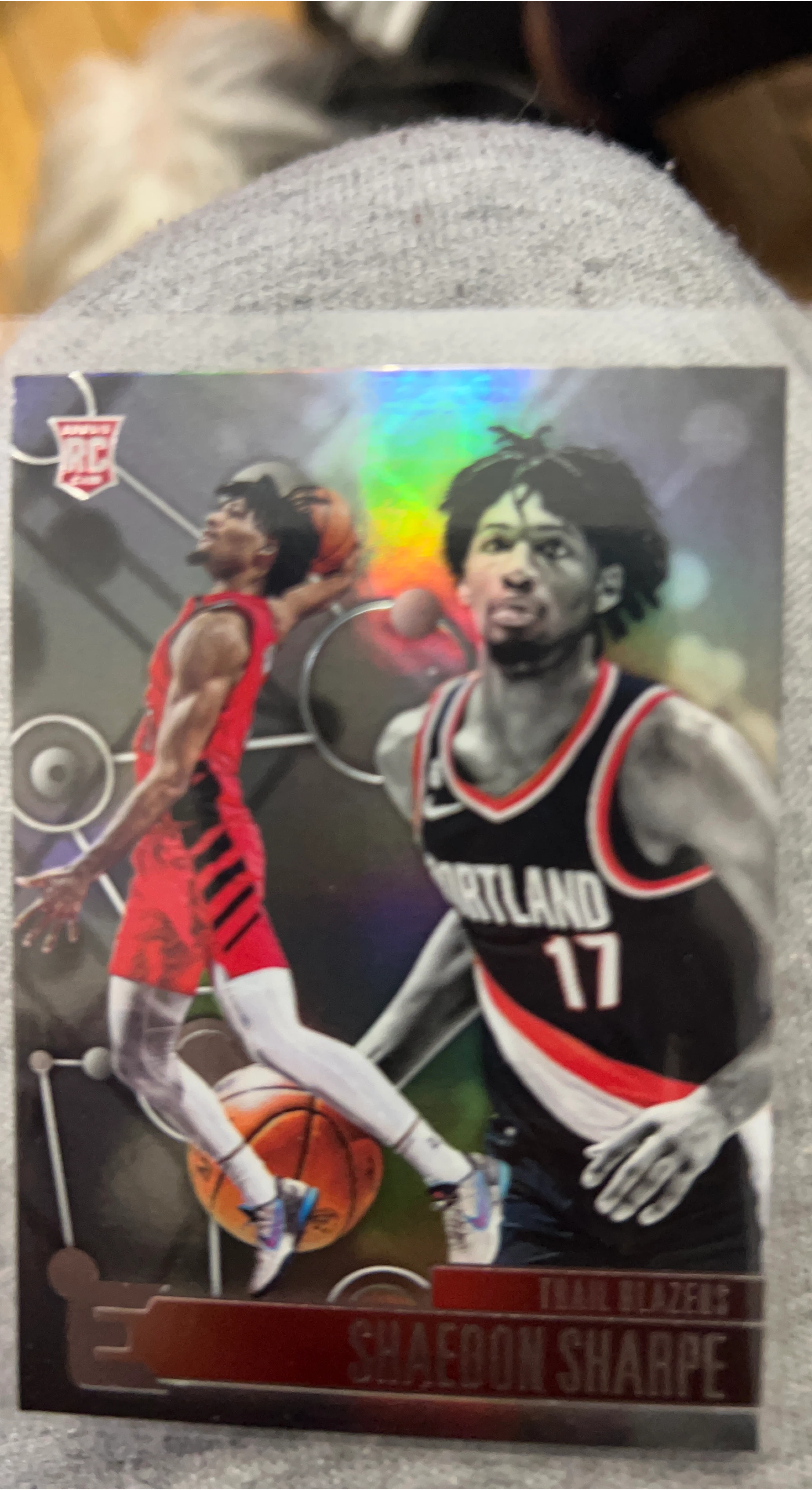 Shaedon Sharpe Trail Blazers Rookie Card