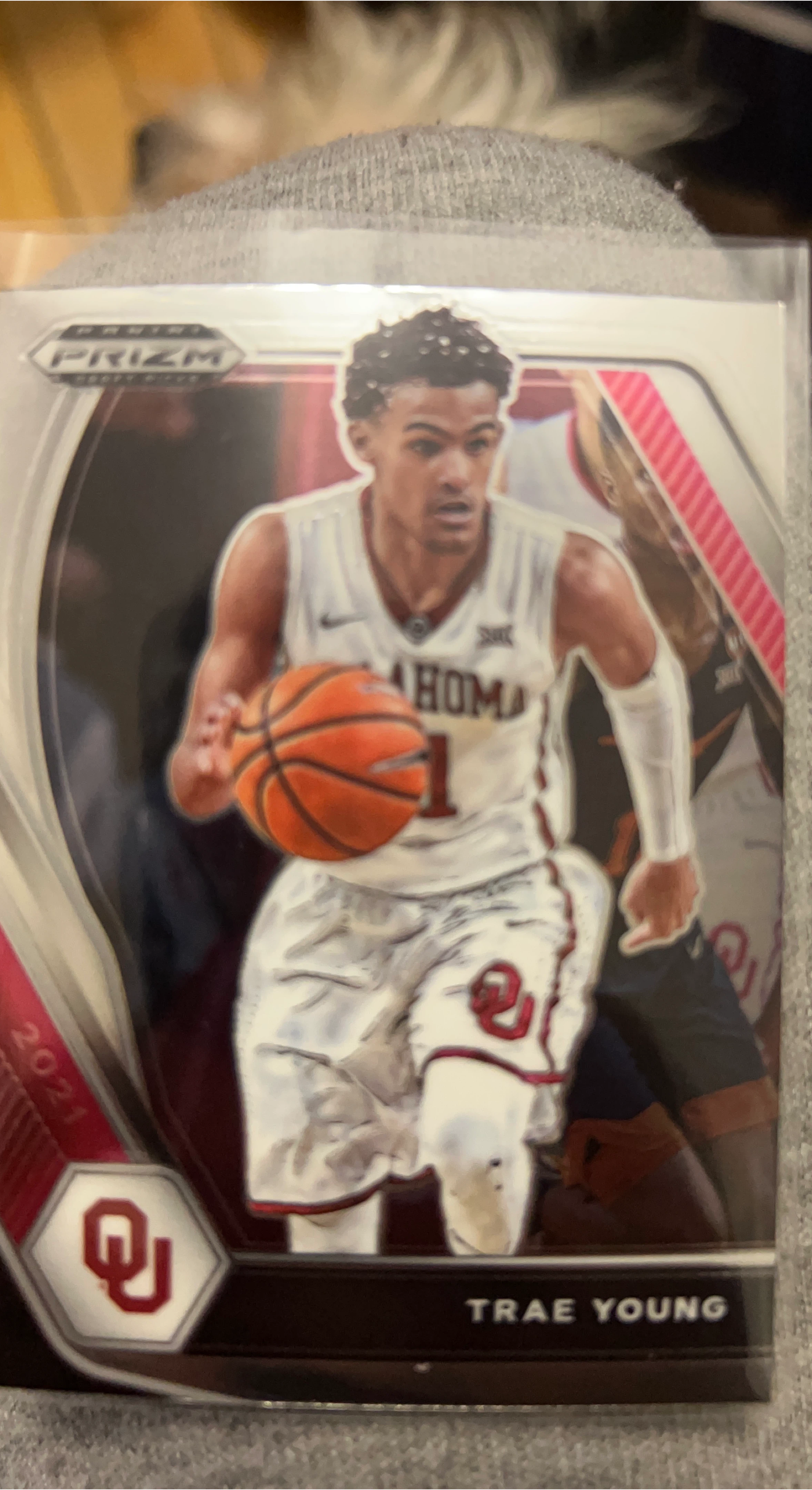 Trae Young 2021 Prizm Basketball Card