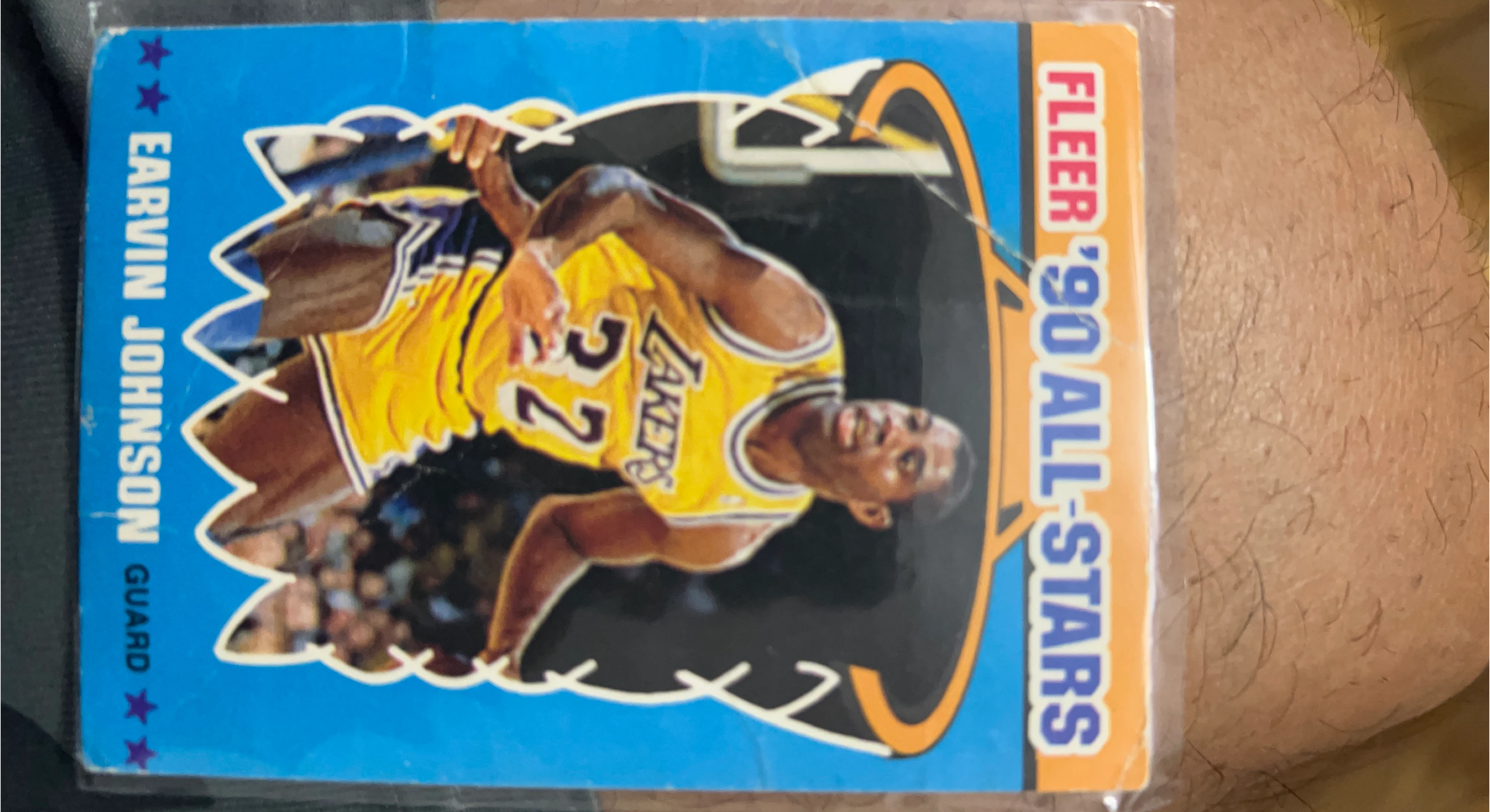 Fleer '90 All-Stars Ervin Johnson Card