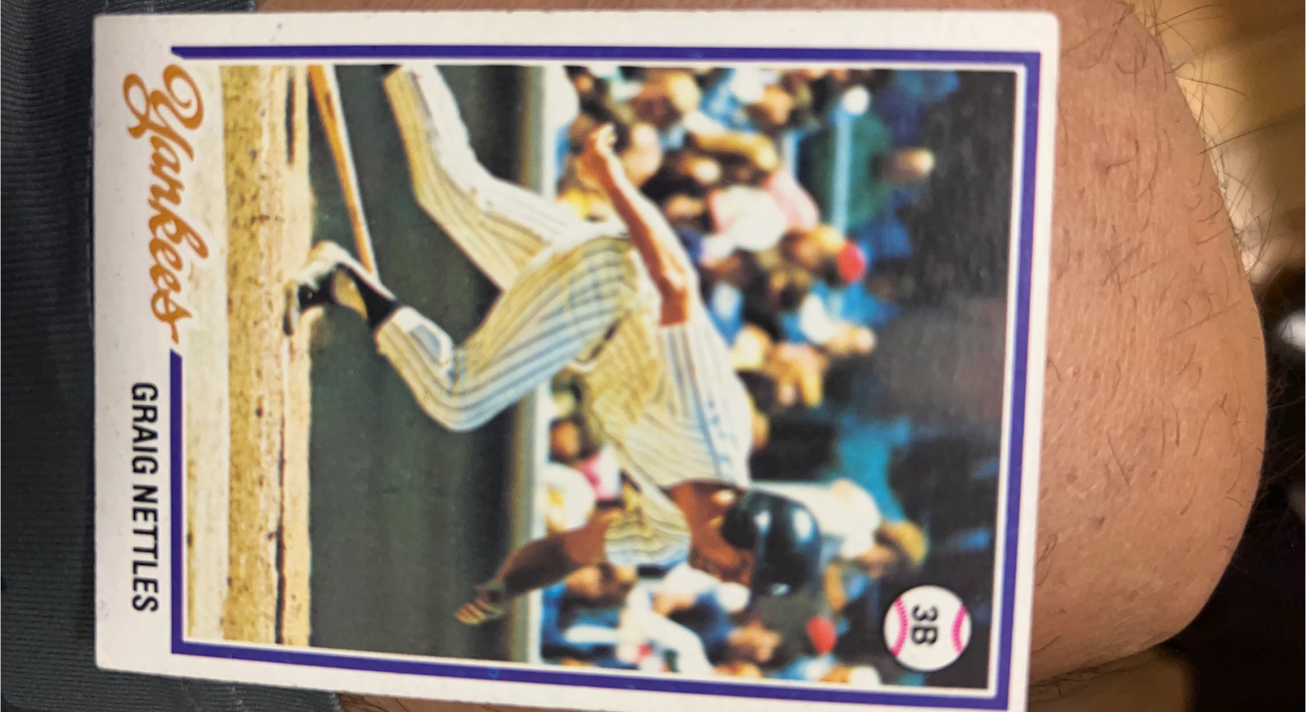 Craig Nettles Yankees Baseball Card