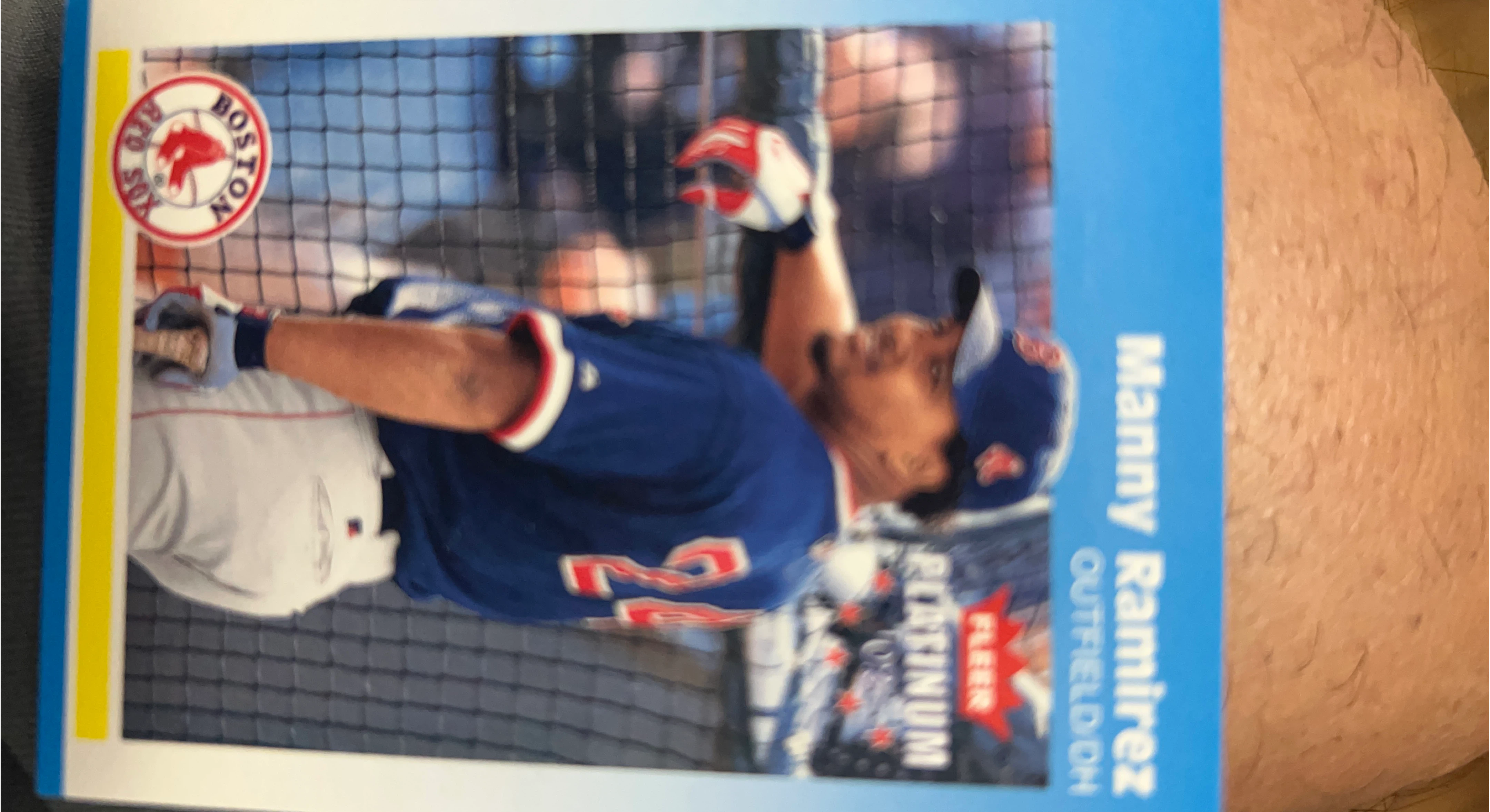 Manny Ramirez Fleer Platinum Card