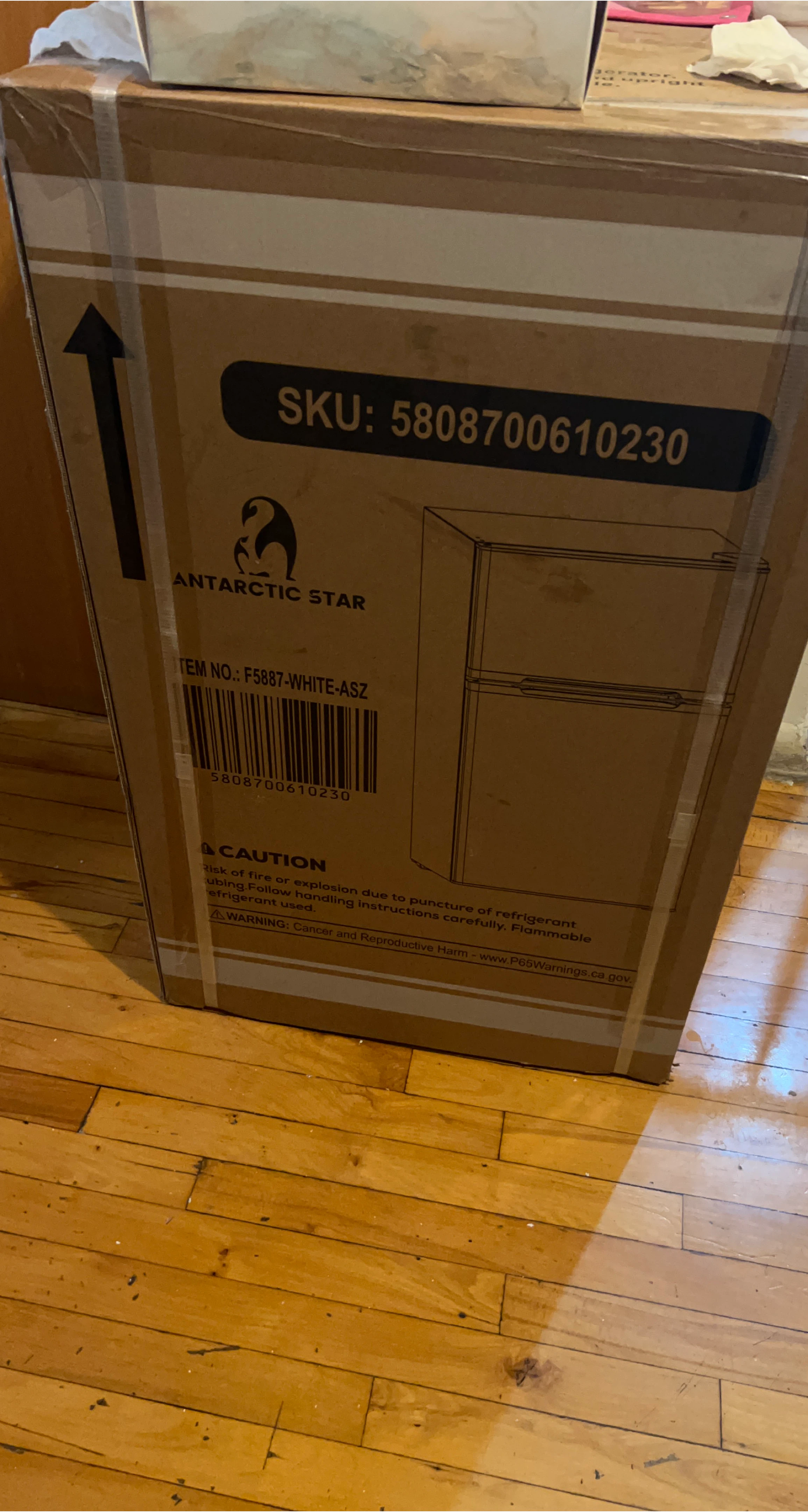 Antarctic Star F5887-White-ASZ Freezer/Refrigerator