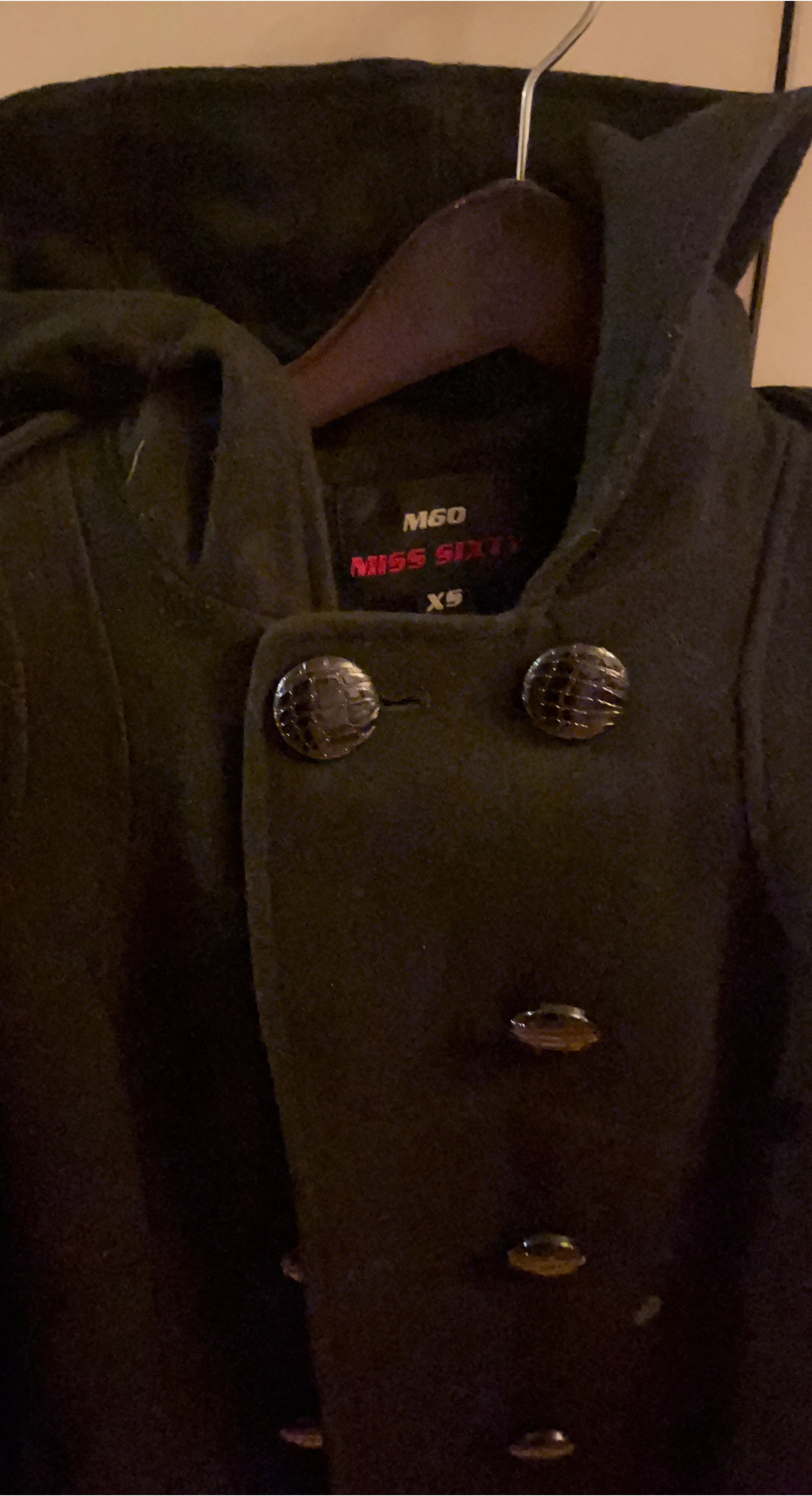 Miss Sixty Black pea Coat - photo 2