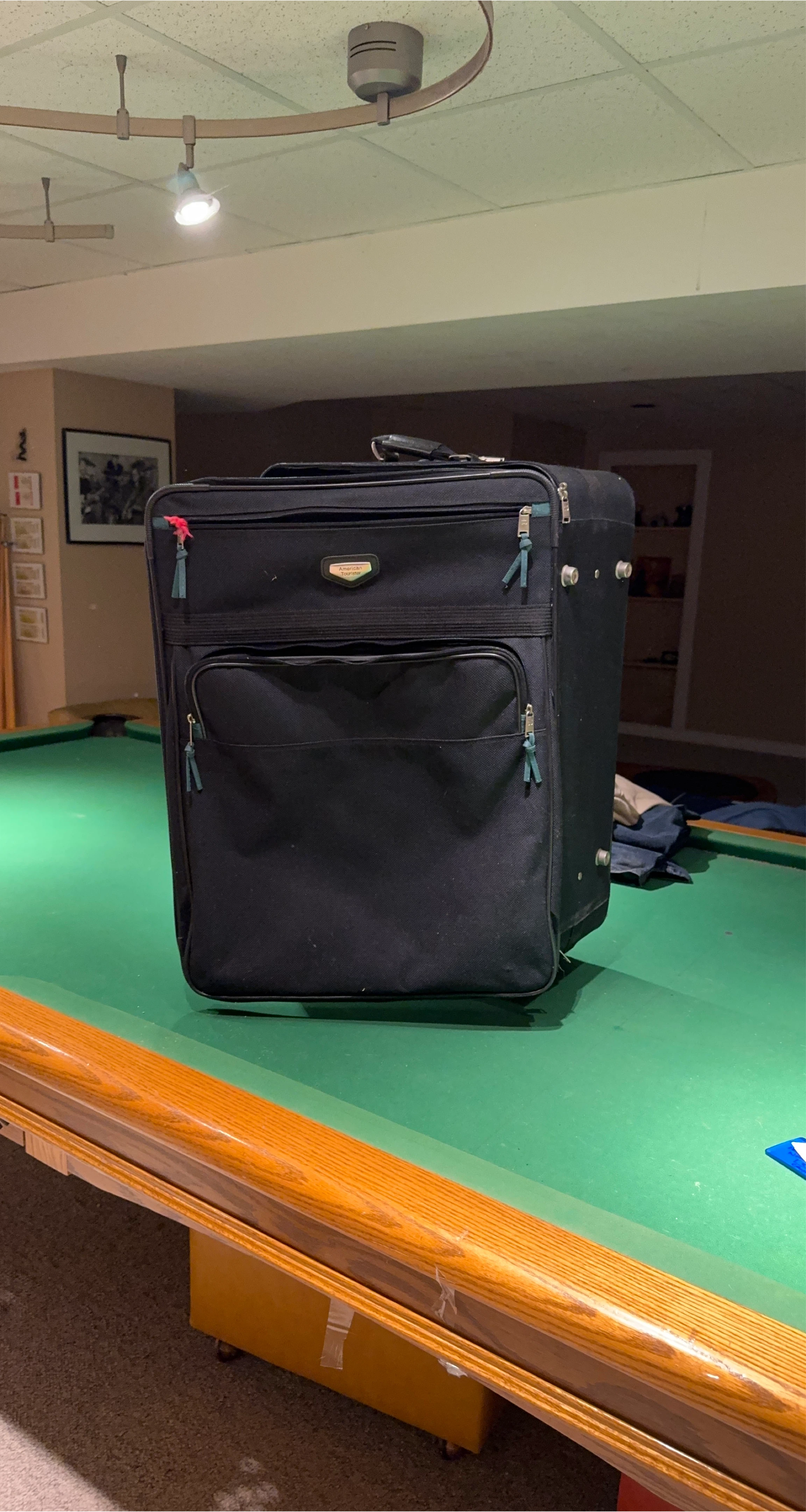 American Tourister Black Suitcase
