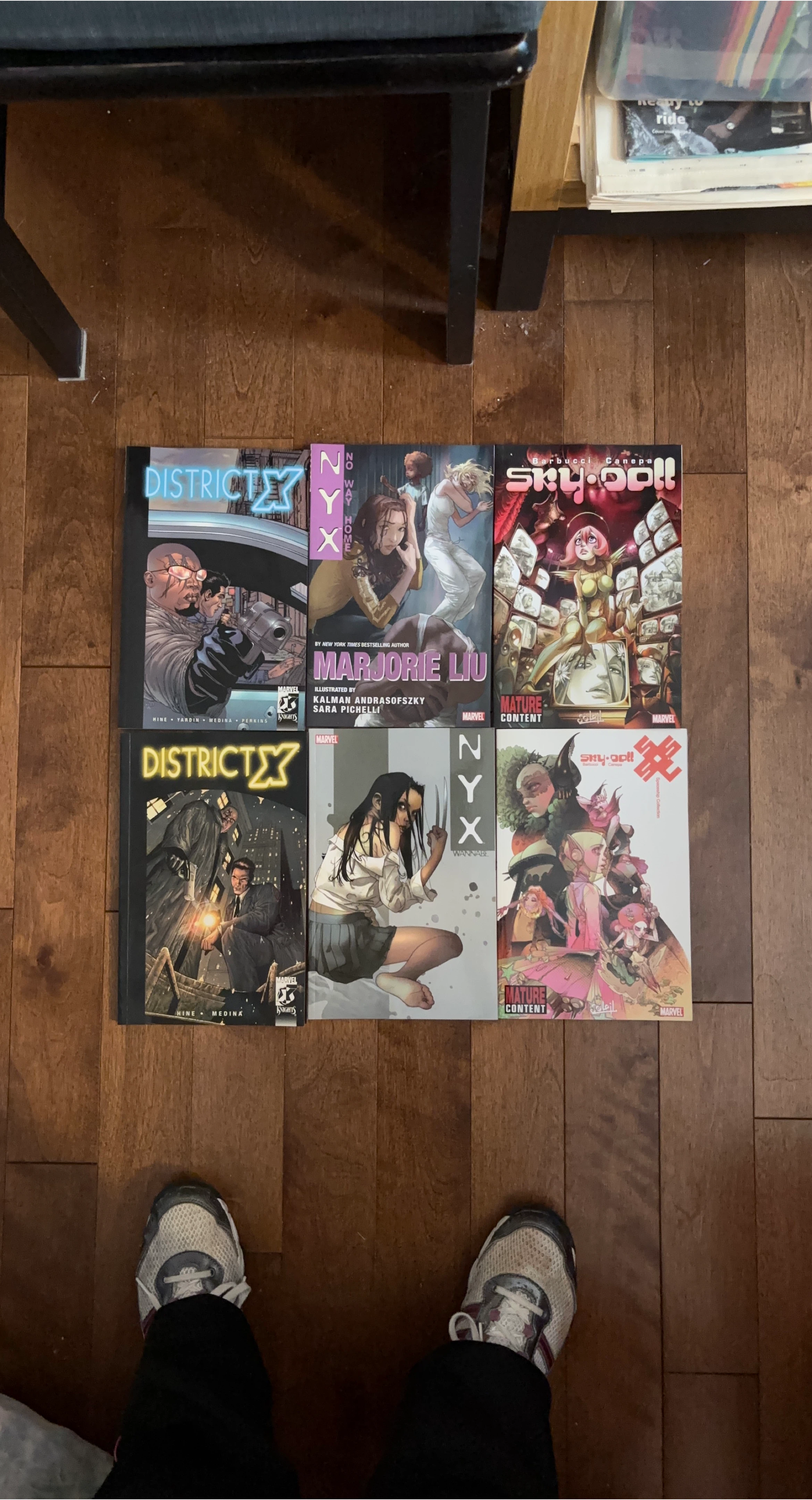 Marvel Comics Lot: District X, NYX, Sky-Doll