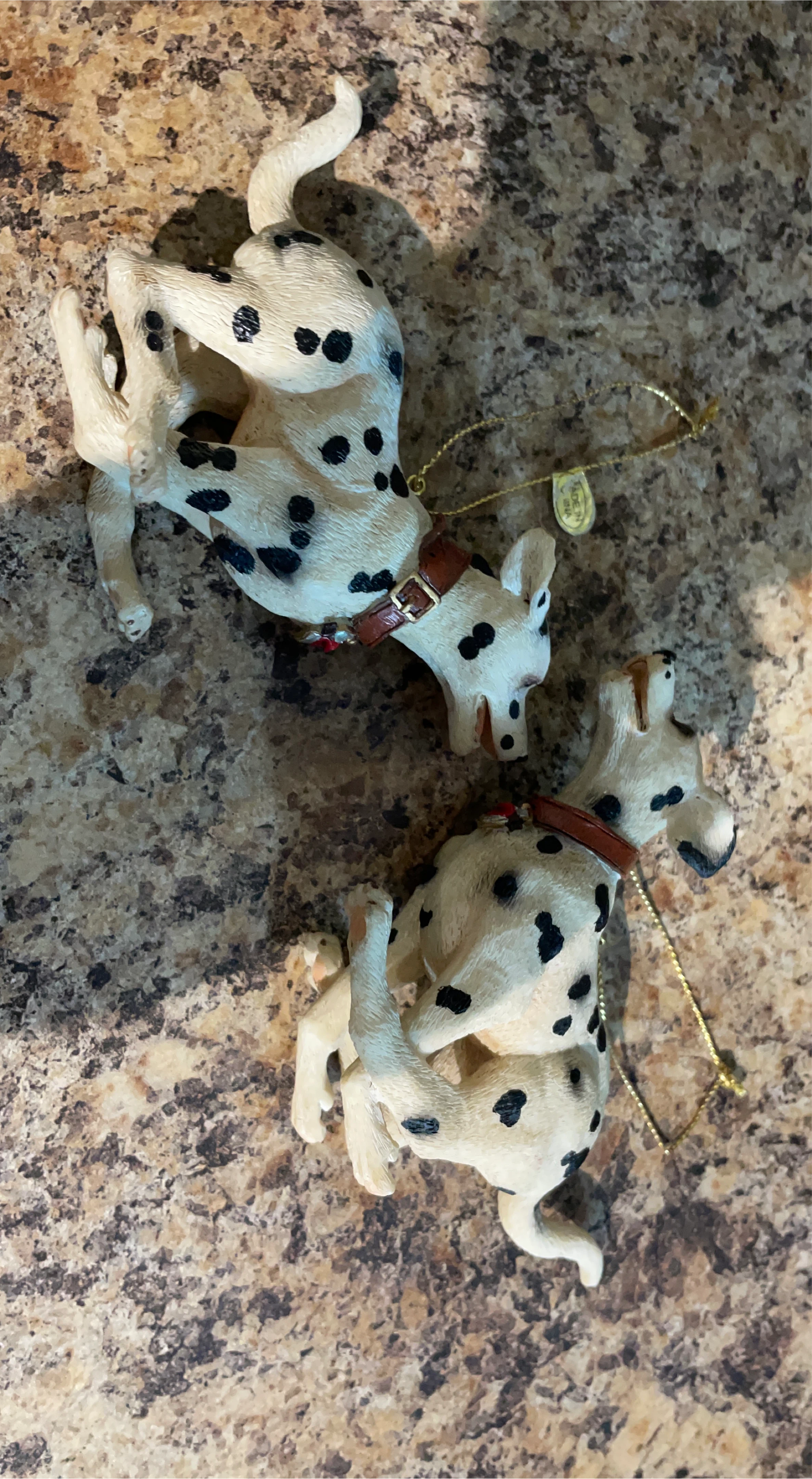 Dalmatian Dog Christmas Ornaments
